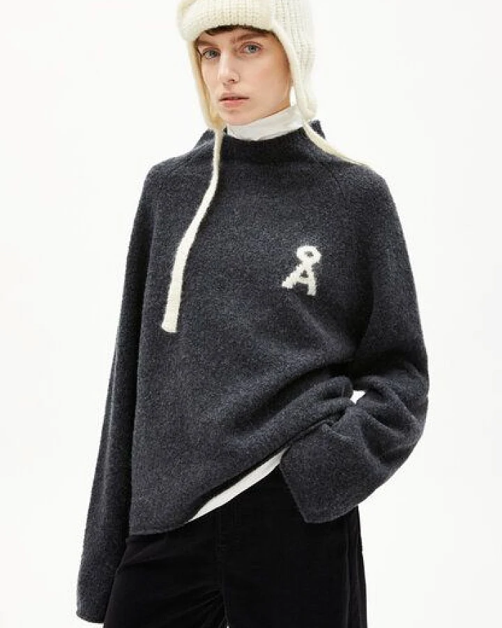 Produktseite: ARMEDANGELS ICONIC Å MONALAA BOUCLÉ Damen Pullover aus Woll Mix