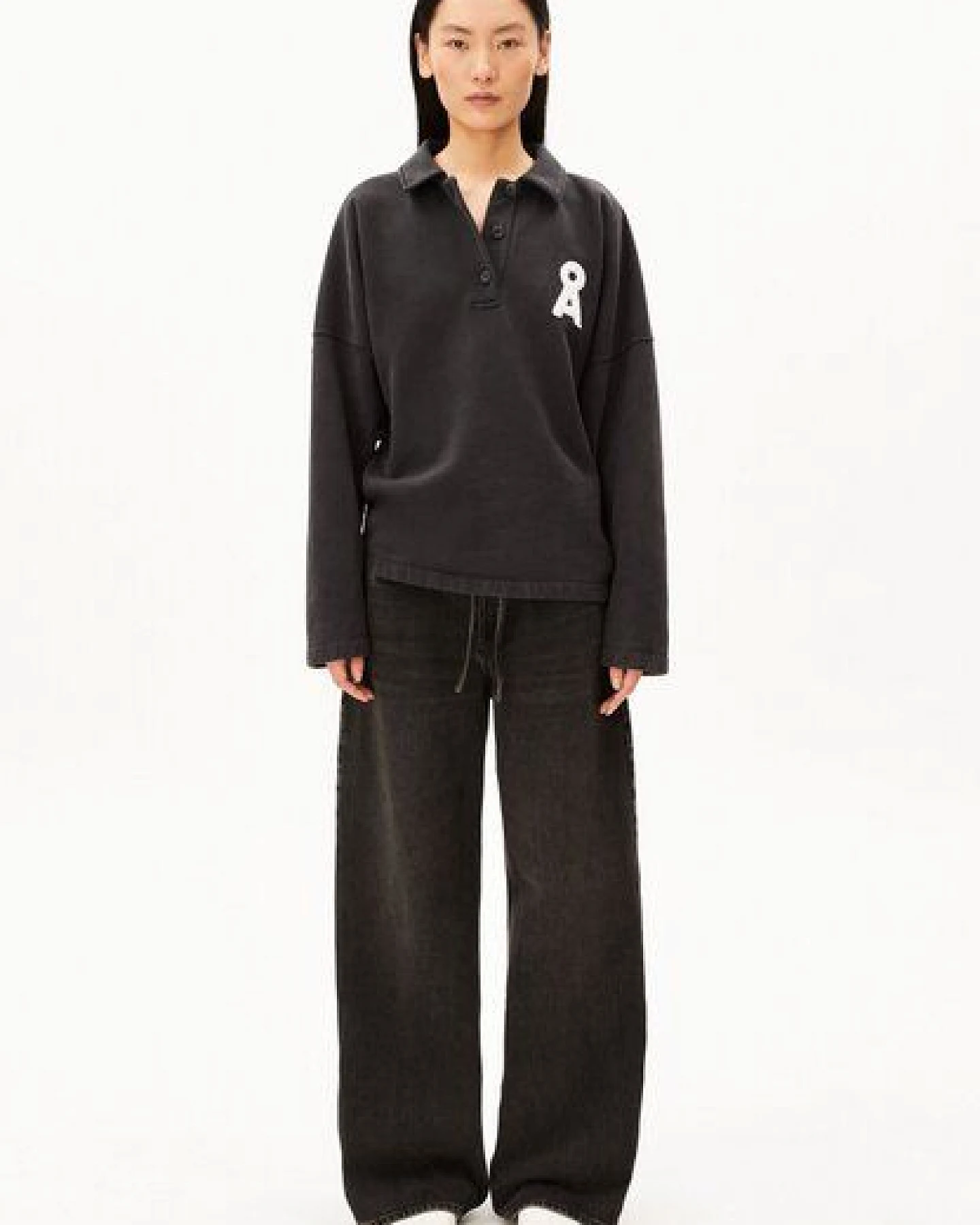 ARMEDANGELS POLO Damen Sweatshirt aus 100% Bio-Baumwolle – Ansicht 4