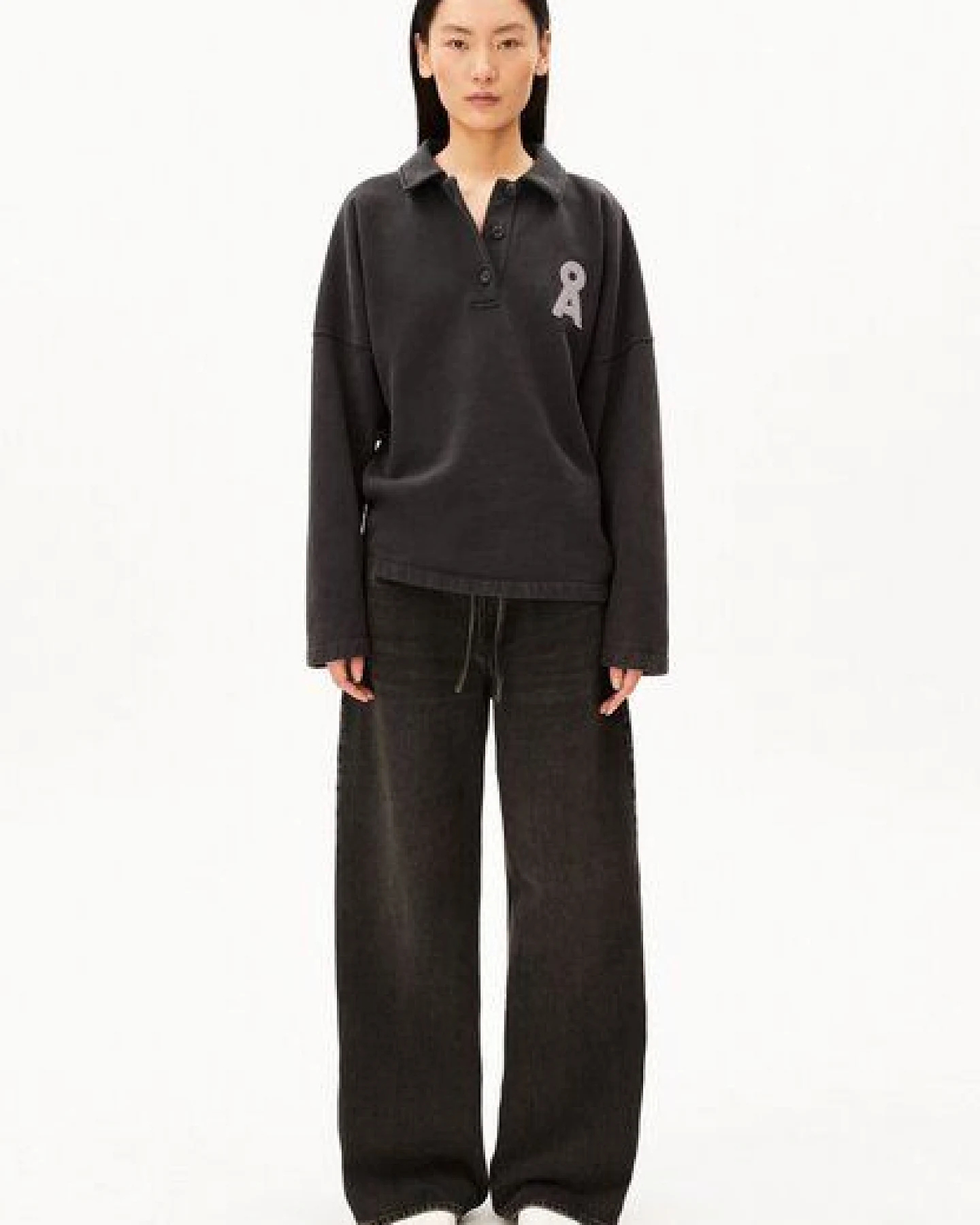 ARMEDANGELS POLO Damen Sweatshirt aus 100% Bio-Baumwolle – Ansicht 4