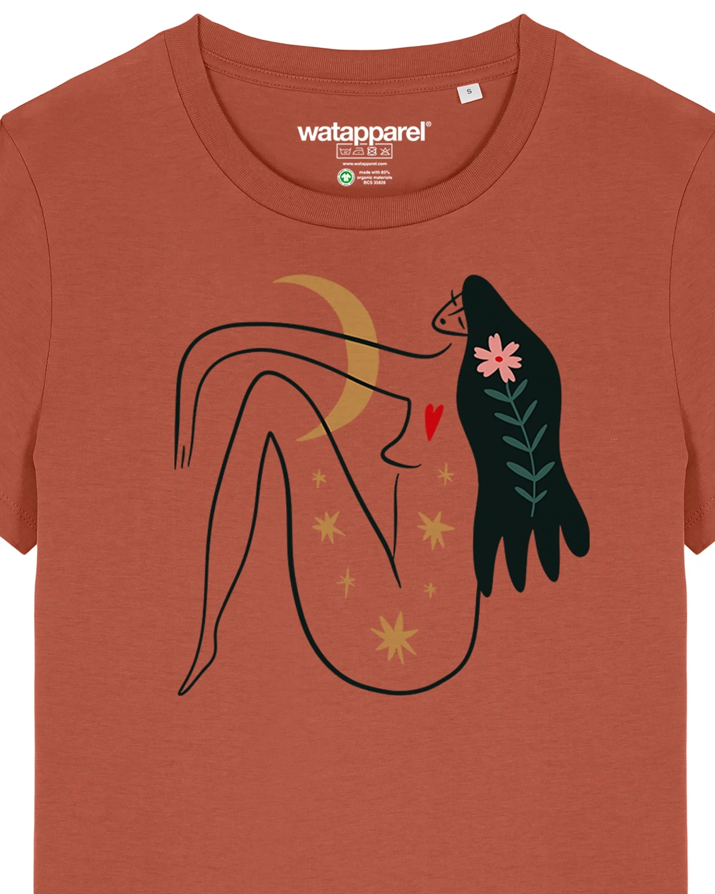 Watapparel T-Shirt Love and flex – Ansicht 3