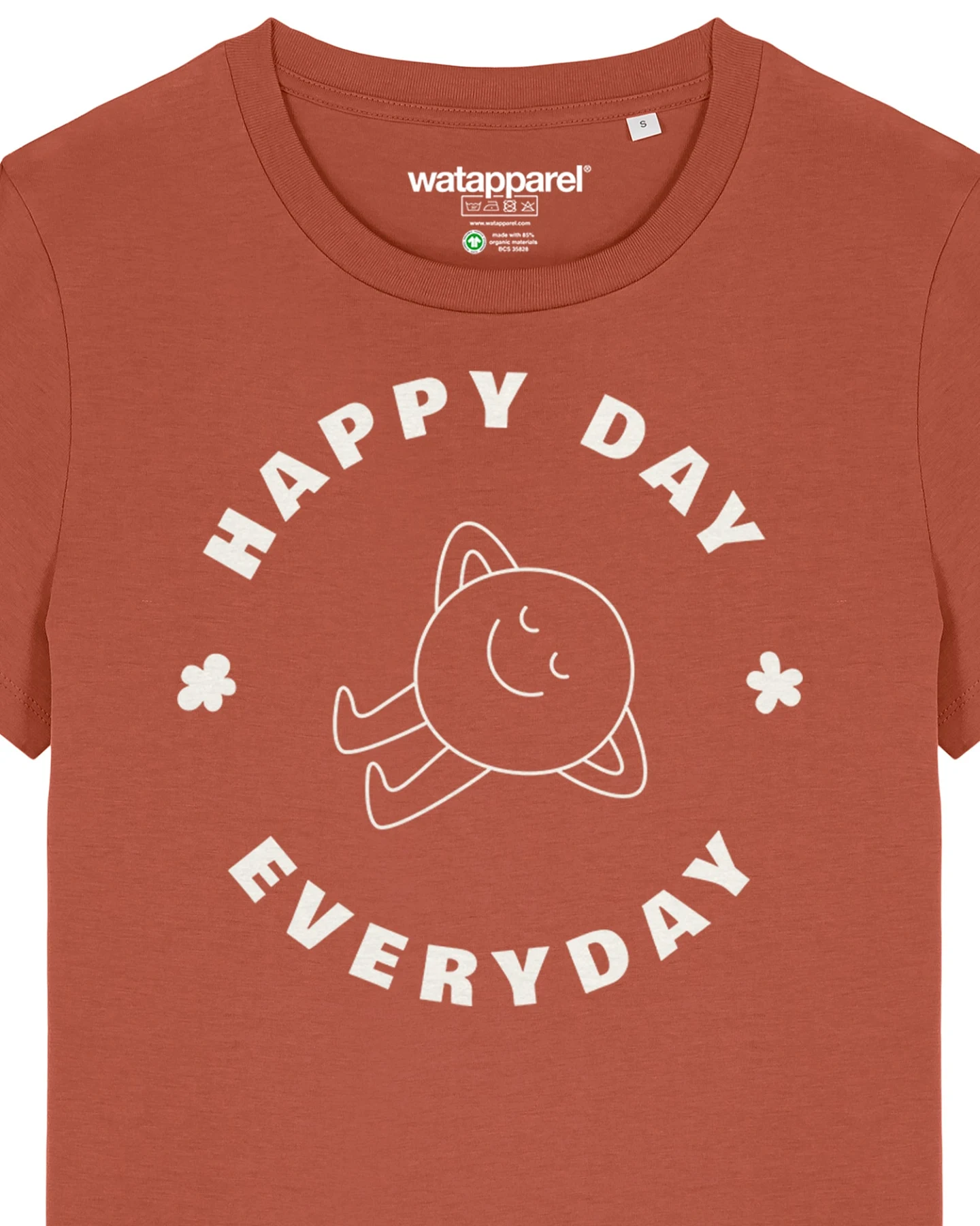 Watapparel T-Shirt Happy Day Everyday – Ansicht 3