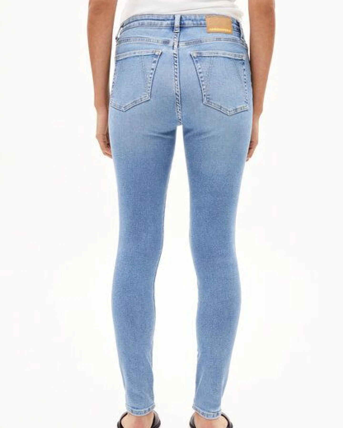 ARMEDANGELS TILLAA Damen Skinny Jeans Mid Waist Bio-Baumwoll Mix X-Stretch – Ansicht 2