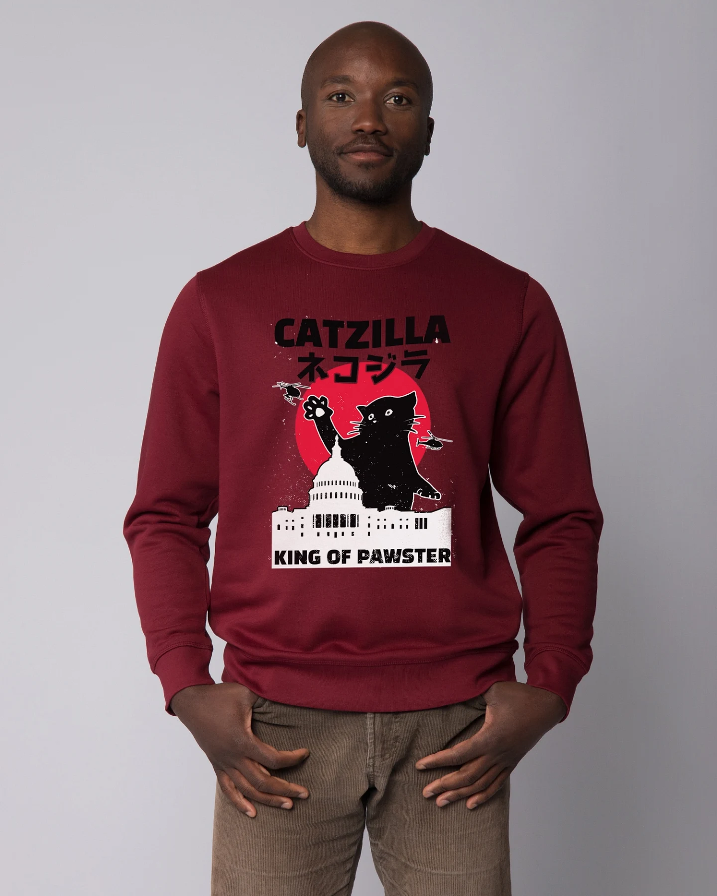 Watapparel Sweatshirt Catzilla – Ansicht 2