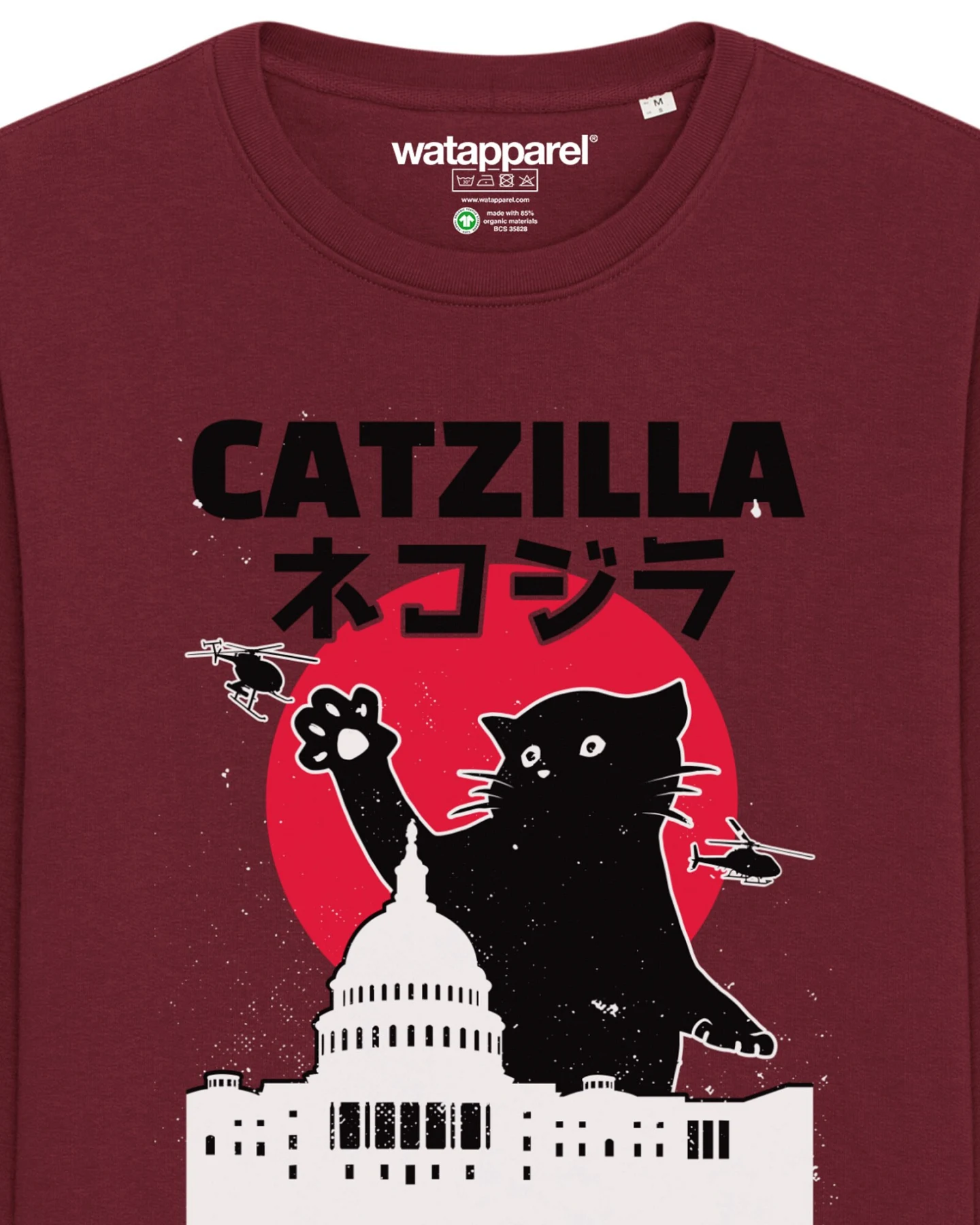 Watapparel Sweatshirt Catzilla – Ansicht 3