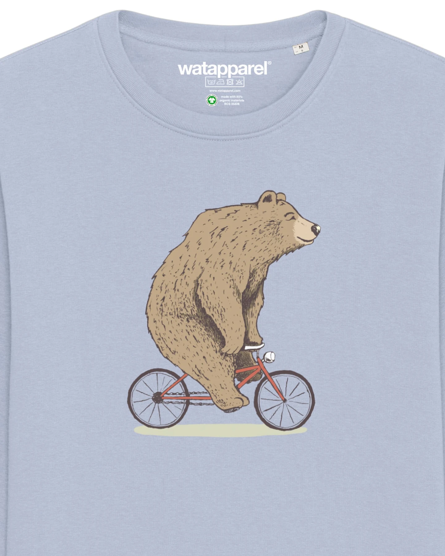 Watapparel Sweatshirt Fahrradbär – Ansicht 3