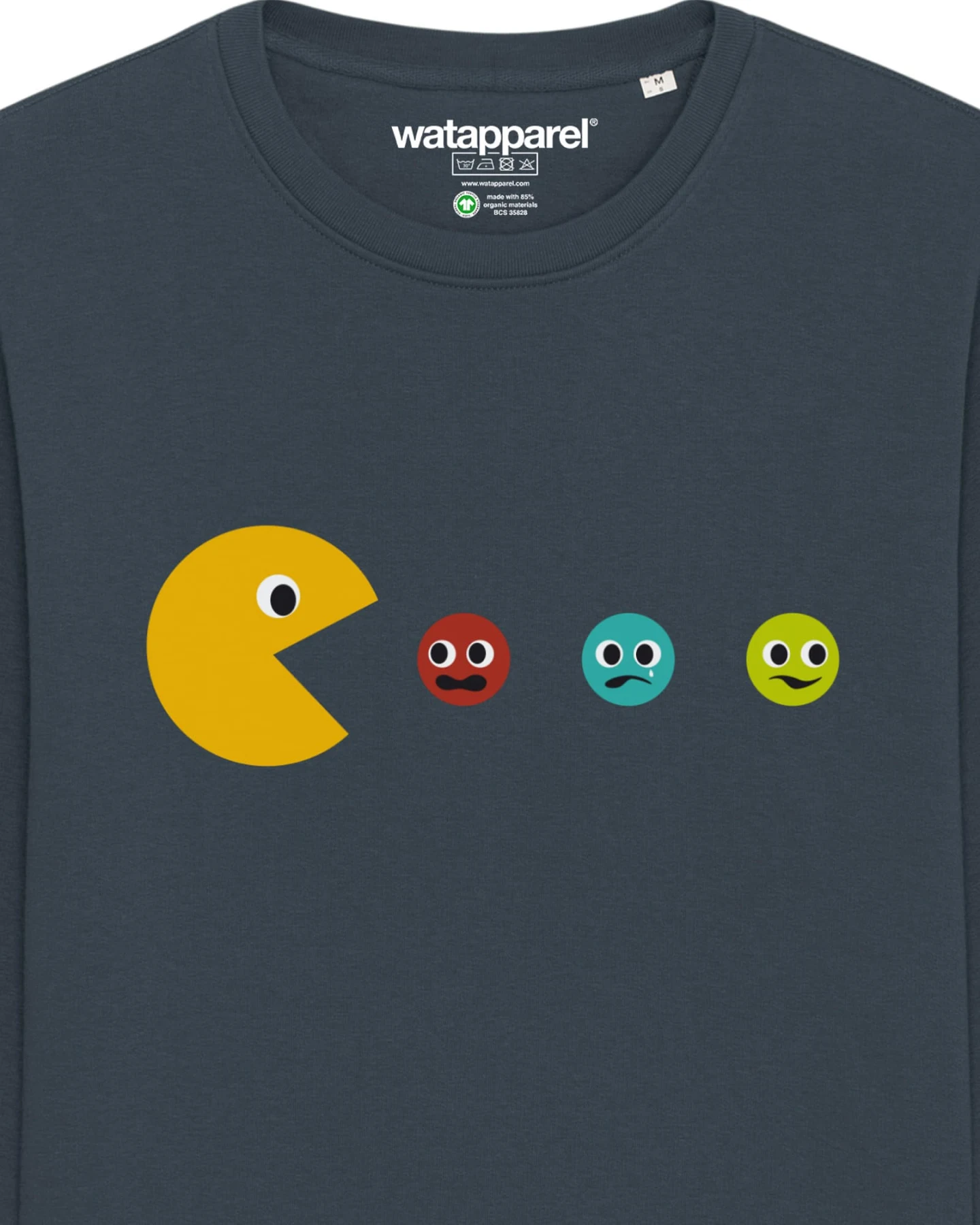 Watapparel Sweatshirt Pacmännchen – Ansicht 3
