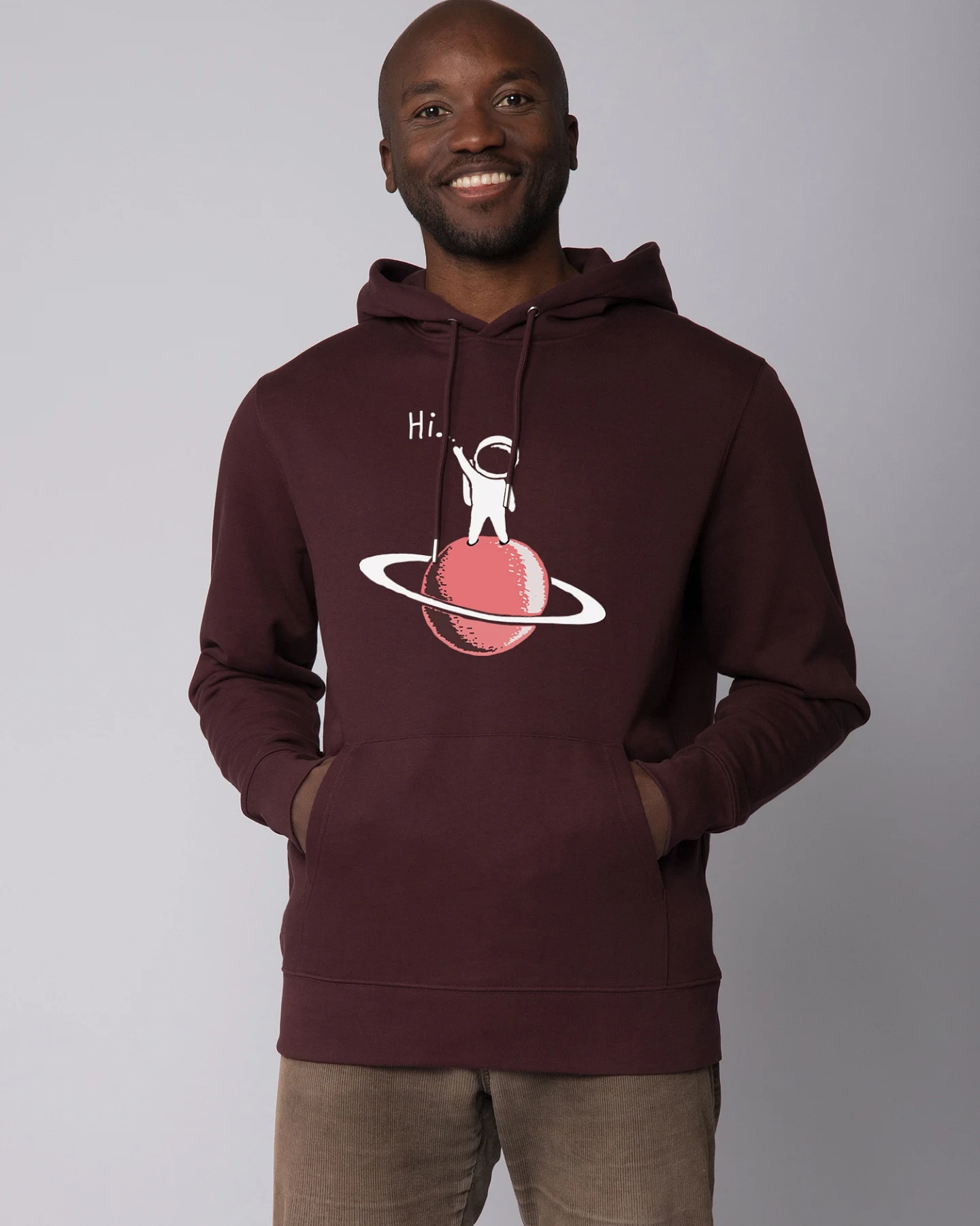 Watapparel Sweatshirt Astronaut says Hi – Ansicht 2
