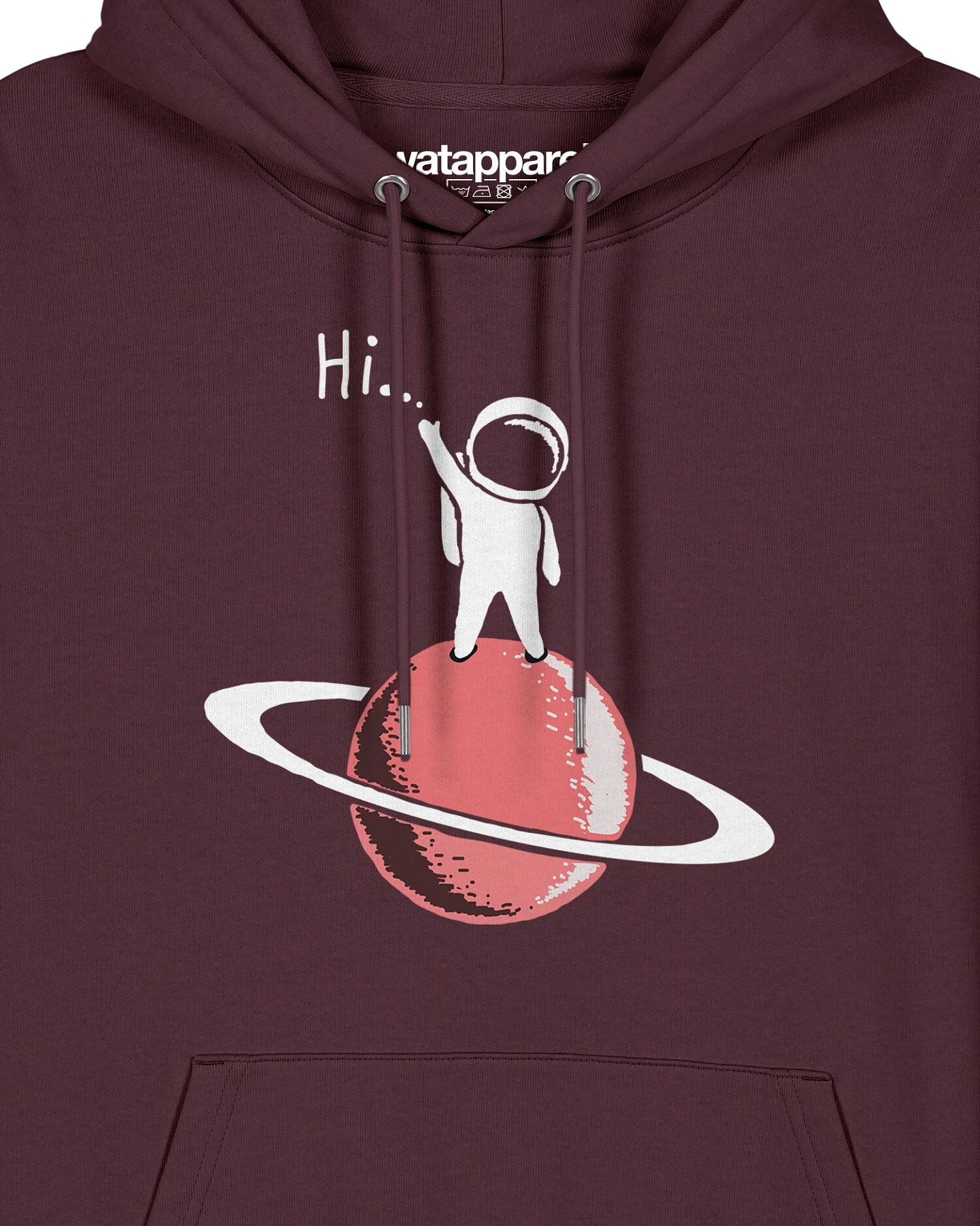 Watapparel Sweatshirt Astronaut says Hi – Ansicht 3