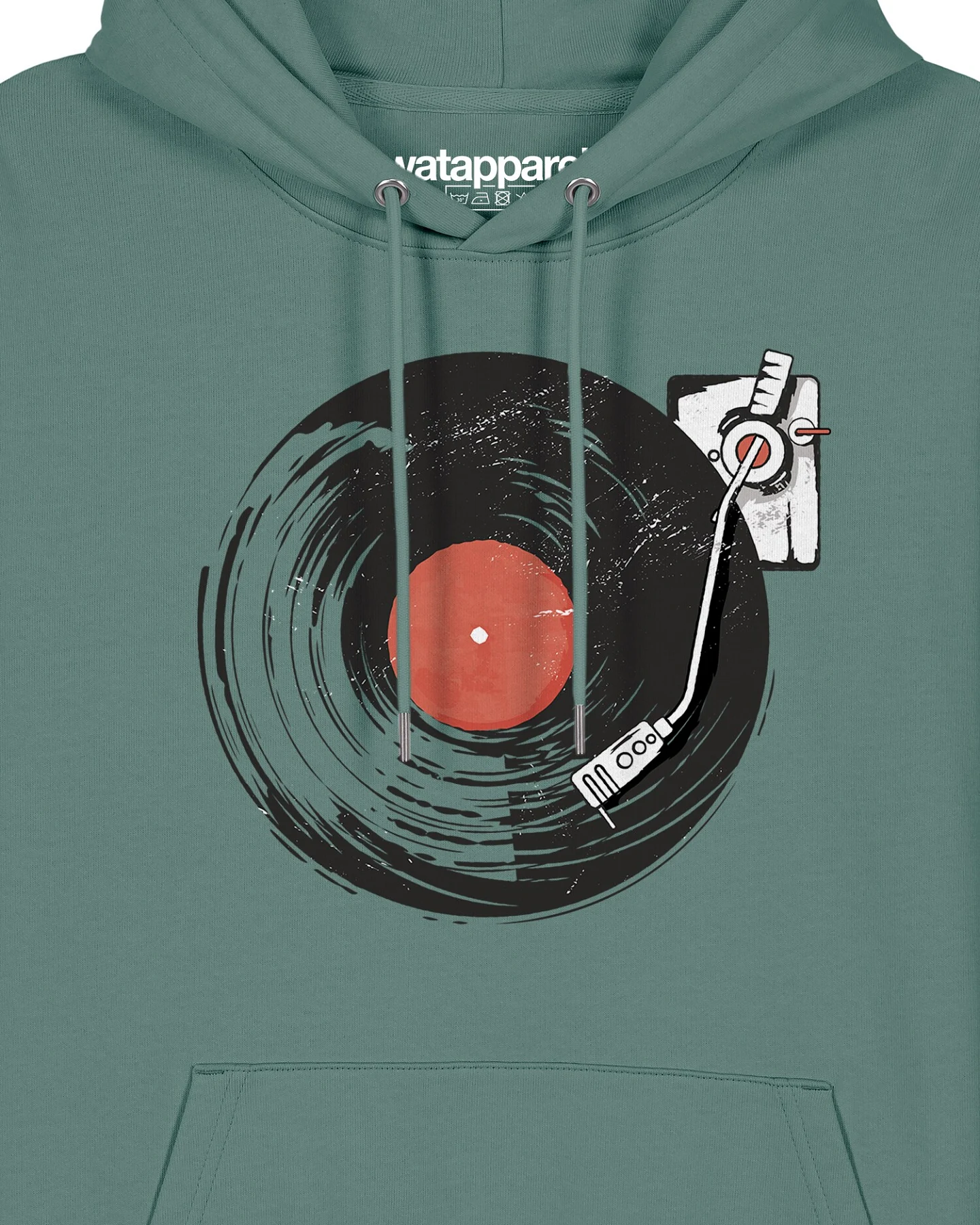 Watapparel Sweatshirt Schallplatte – Ansicht 3