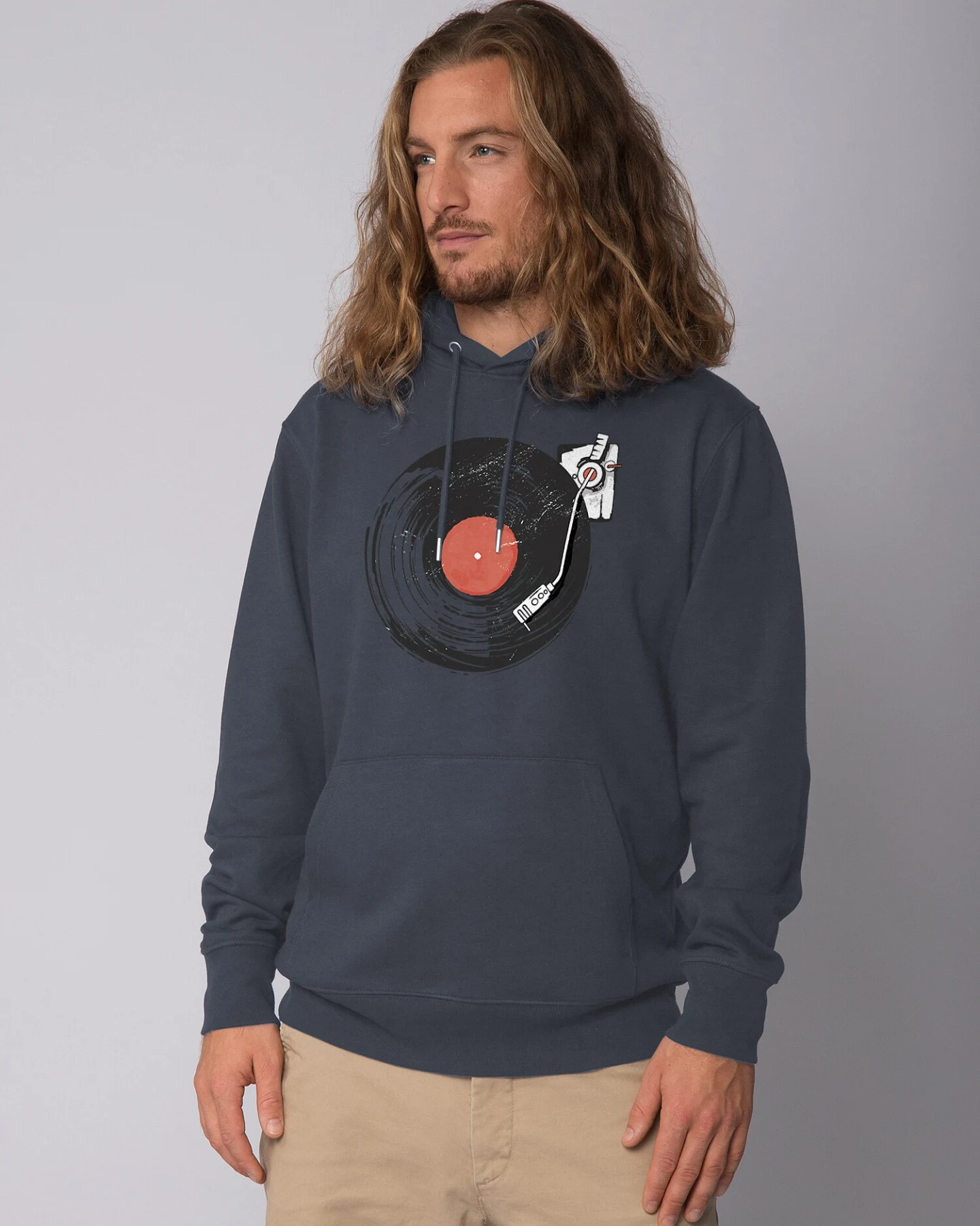 Watapparel Sweatshirt Schallplatte – Ansicht 2