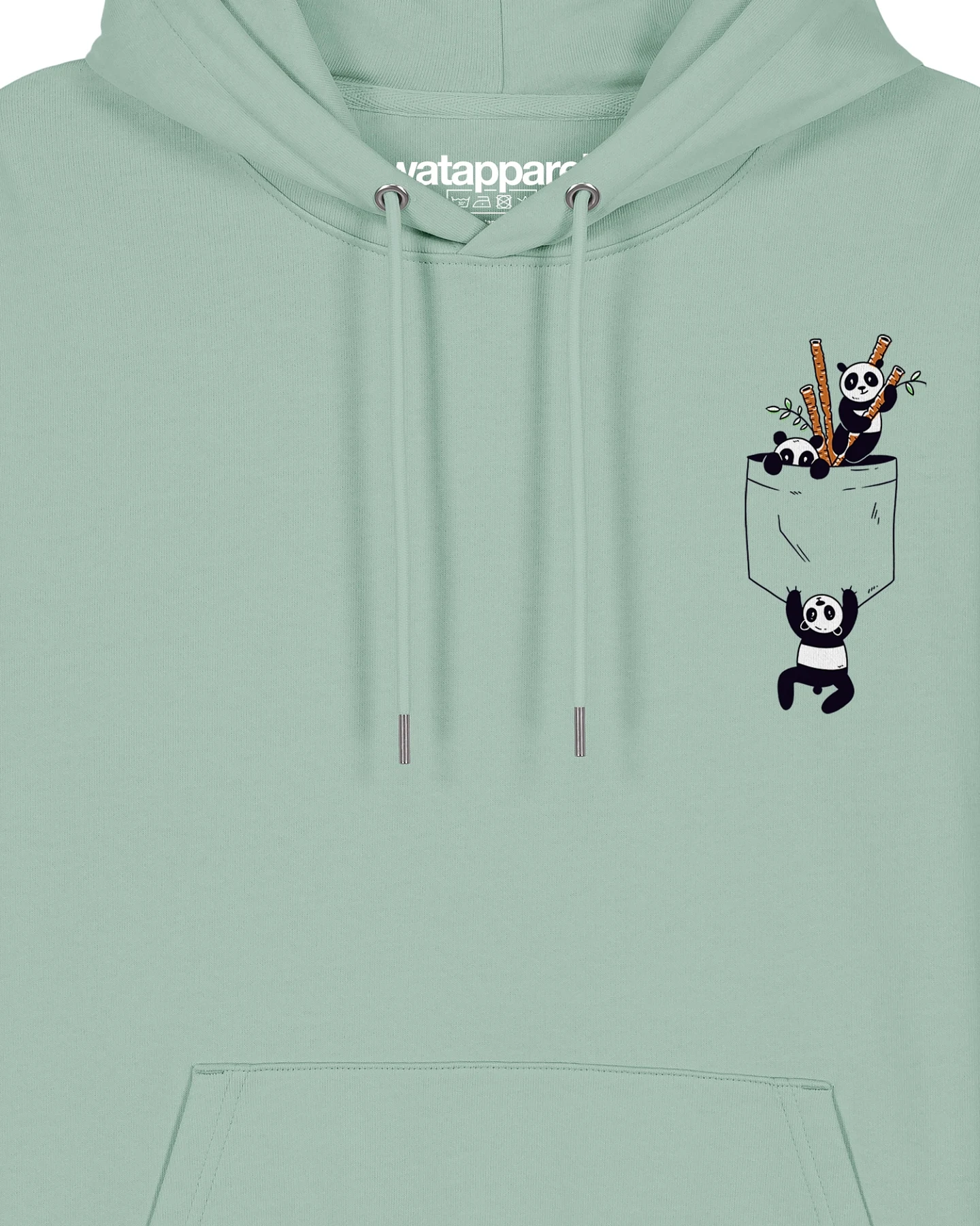 Watapparel Sweatshirt Pocket Pandas – Ansicht 3