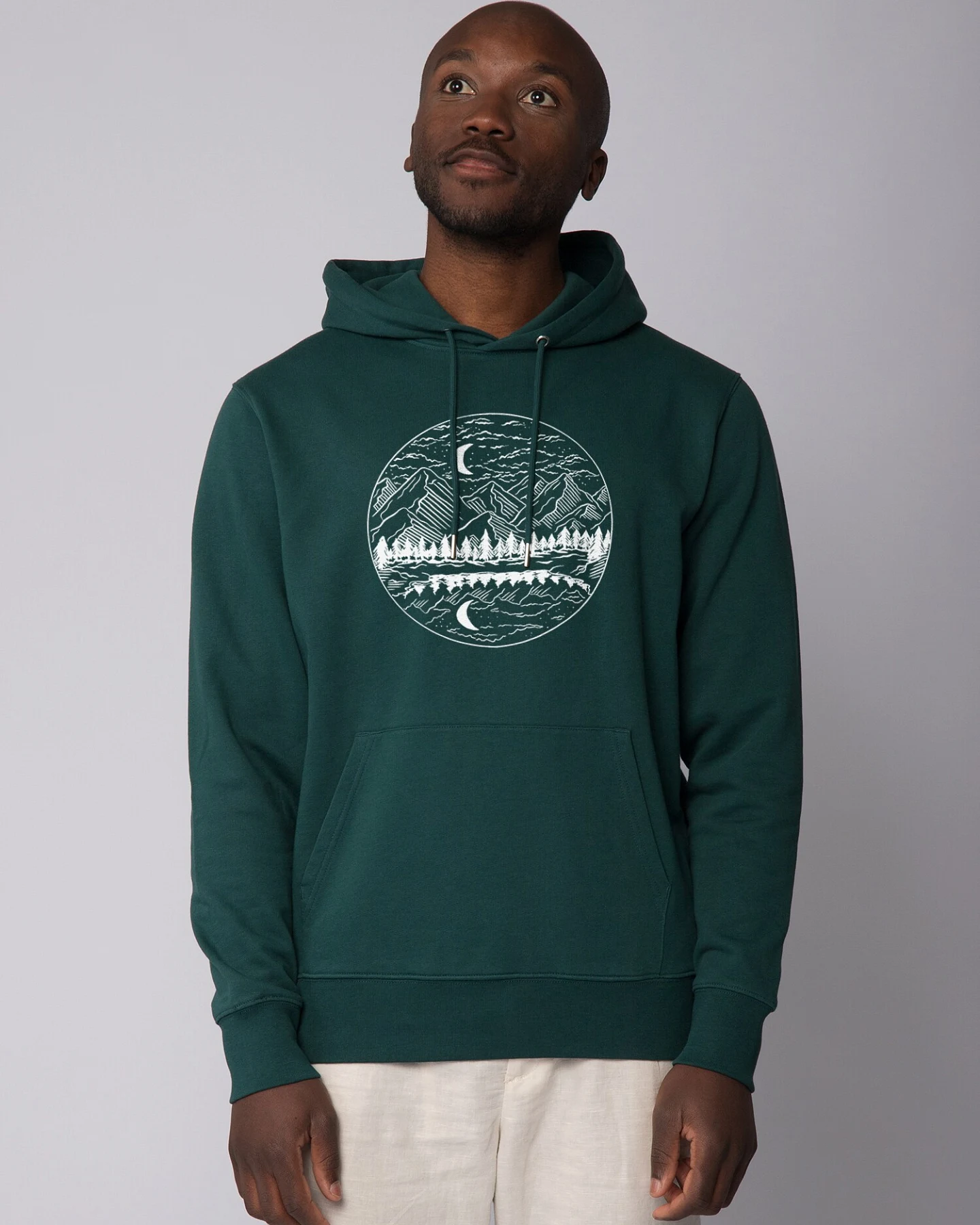 Watapparel Sweatshirt Mountains by night – Ansicht 2