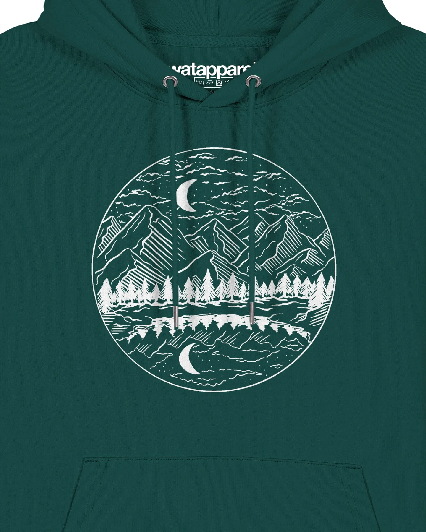 Watapparel Sweatshirt Mountains by night – Ansicht 3