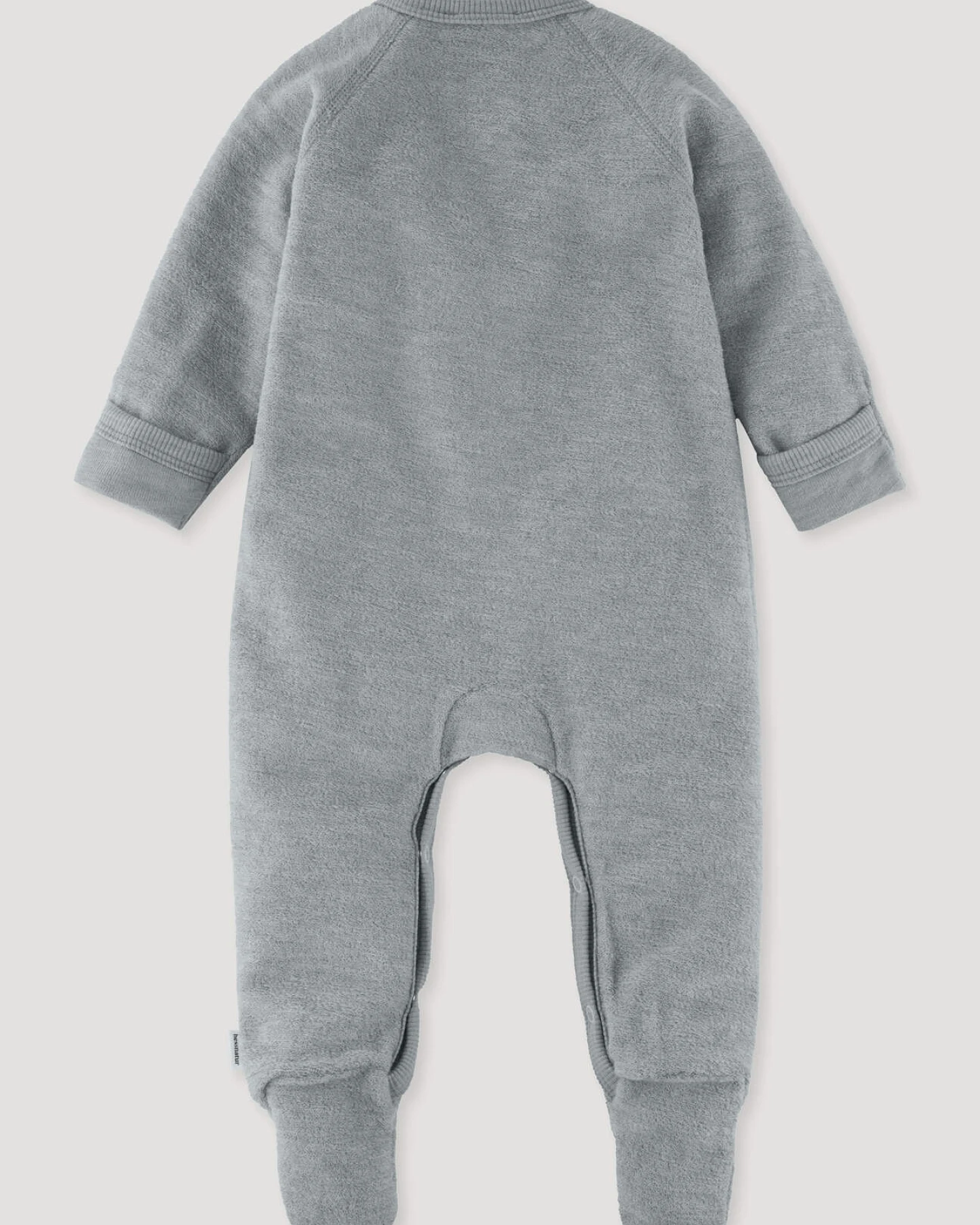 hessnatur Baby Erstlingsausstattung Wollfrottee aus Bio-Merinowolle - blau - Größe 50/56 – Ansicht 2