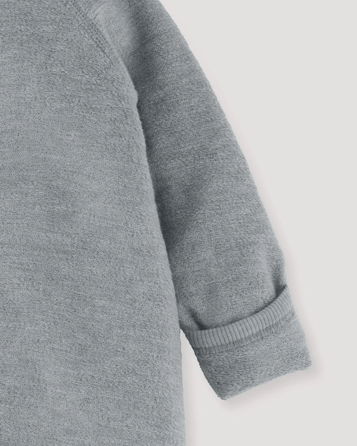hessnatur Baby Erstlingsausstattung Wollfrottee aus Bio-Merinowolle - blau - Größe 50/56 – Ansicht 3