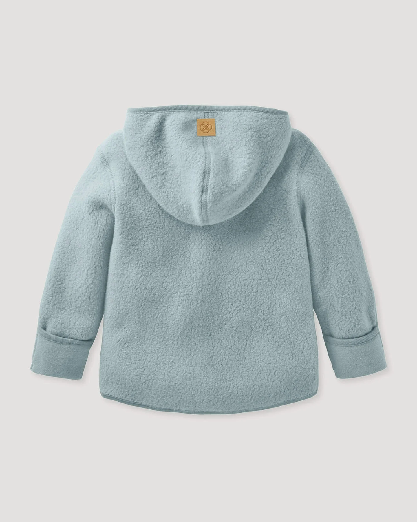 hessnatur Baby Fleece Jacke aus Bio-Baumwolle - blau - Größe 62/68 – Ansicht 2