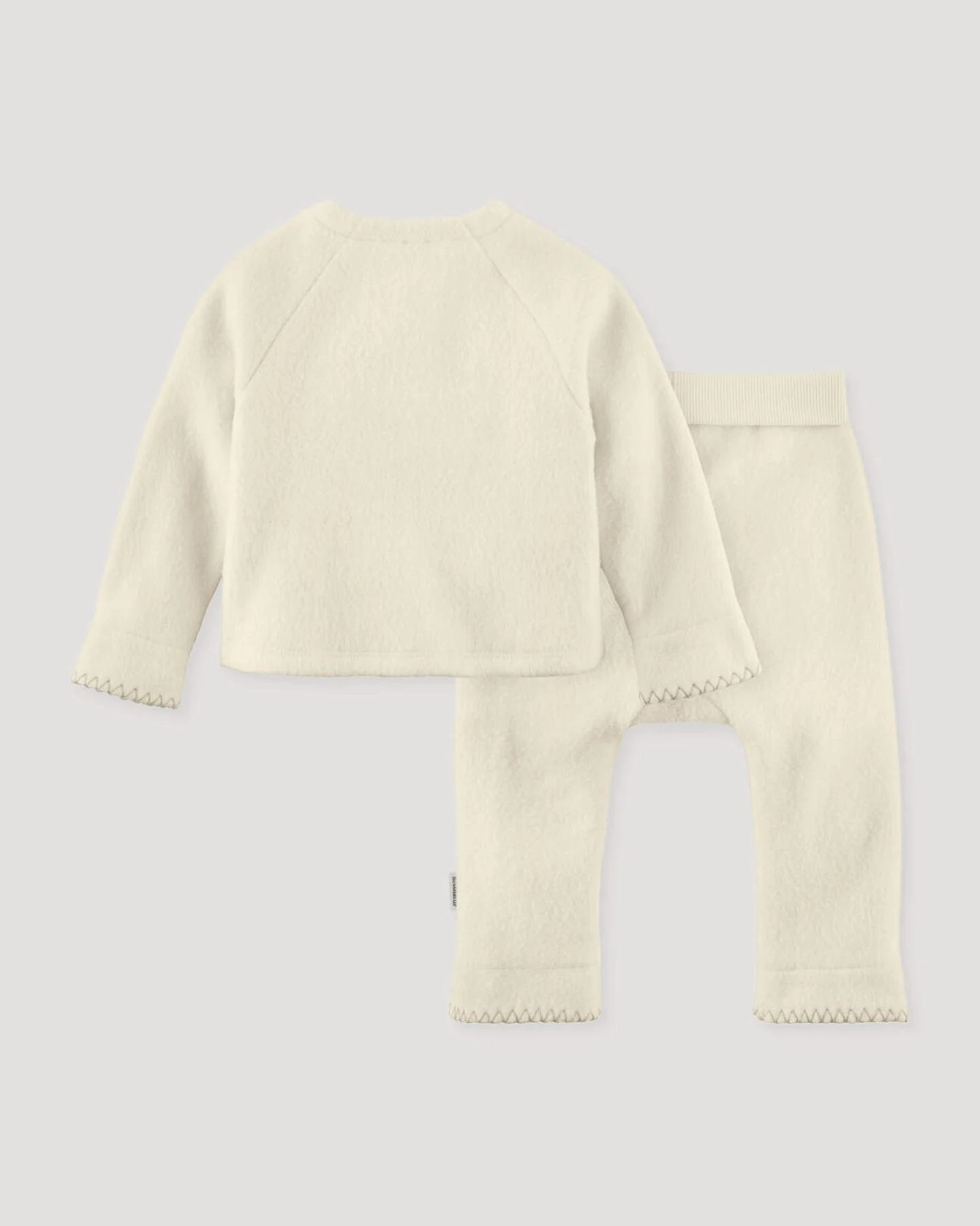 hessnatur Baby Erstausstattung Softfleece aus Bio-Baumwolle - natur - Größe 74/80 – Ansicht 3