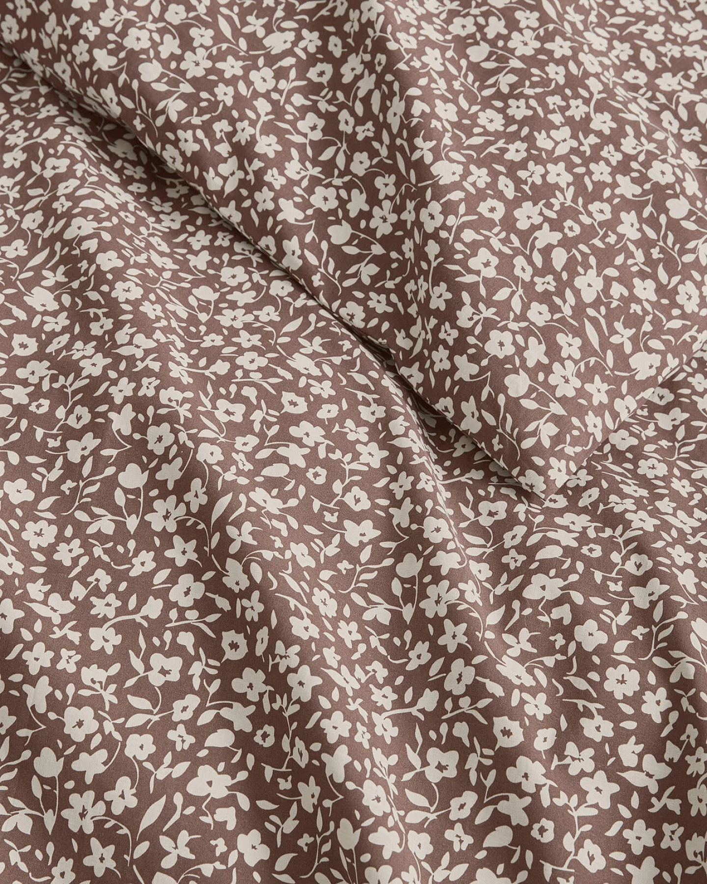 hessnatur Renforcé Bettwäsche Set MILLIE aus Bio-Baumwolle - braun - Größe 135x200 / 80x80 cm – Ansicht 3