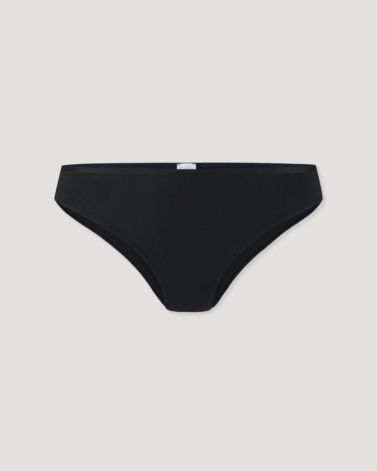 hessnatur Damen Slip Regular Cut PURE SENSE aus TENCEL™ Modal - schwarz - Größe 34 – Ansicht 3