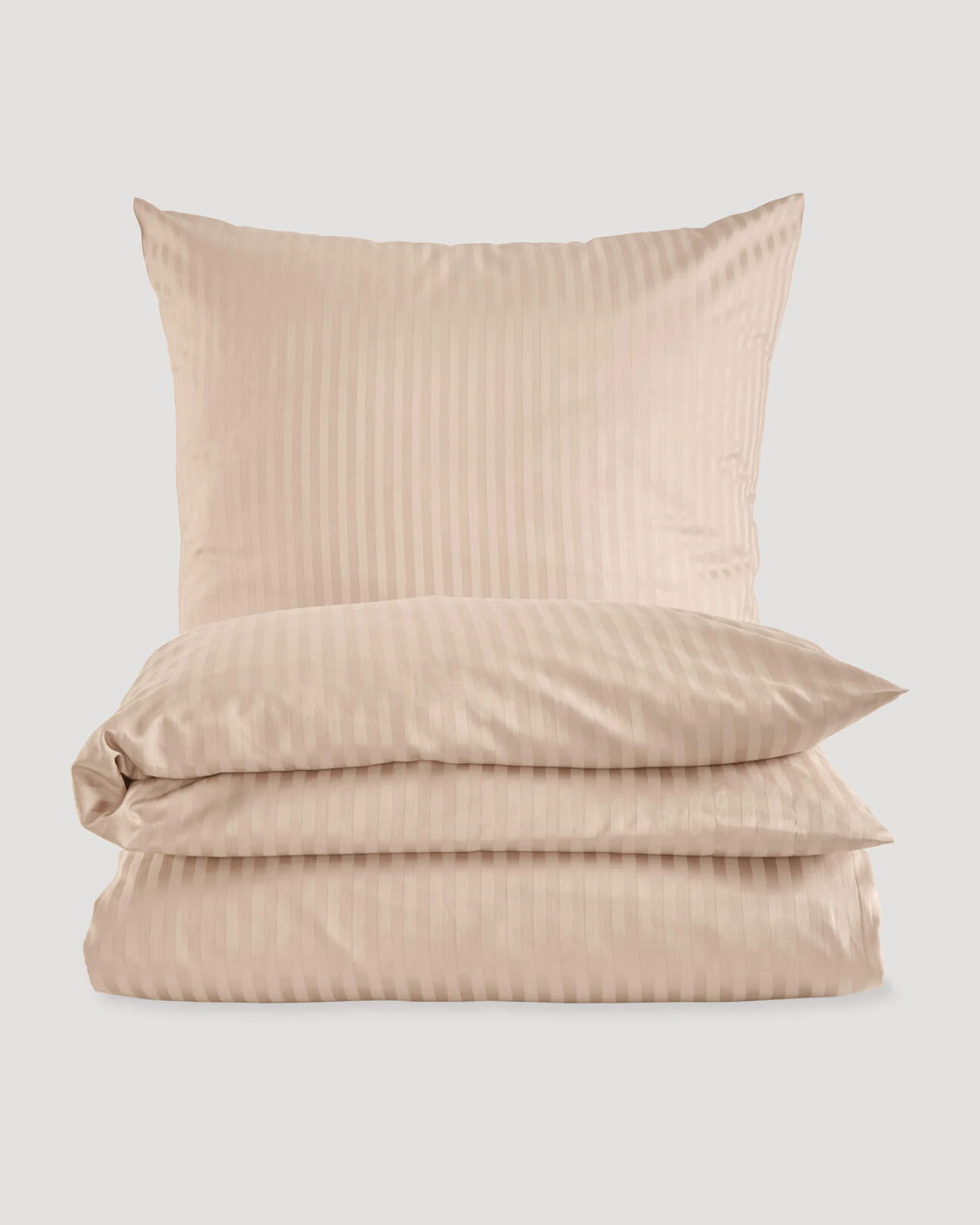 hessnatur Bettwäsche Set SILKY TOUCH aus TENCEL™ Lyocell und Bio-Baumwolle - rosa - Größe 135x200 / 40x80 cm – Ansicht 3