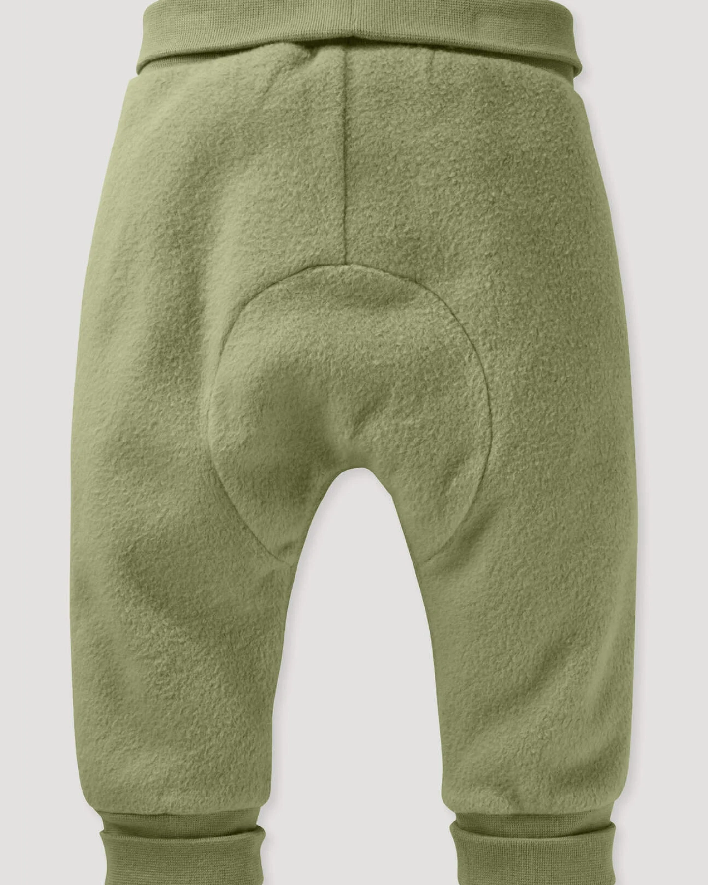 hessnatur Baby Softfleece Hose aus Bio-Baumwolle - grün - Größe 98/104 – Ansicht 2