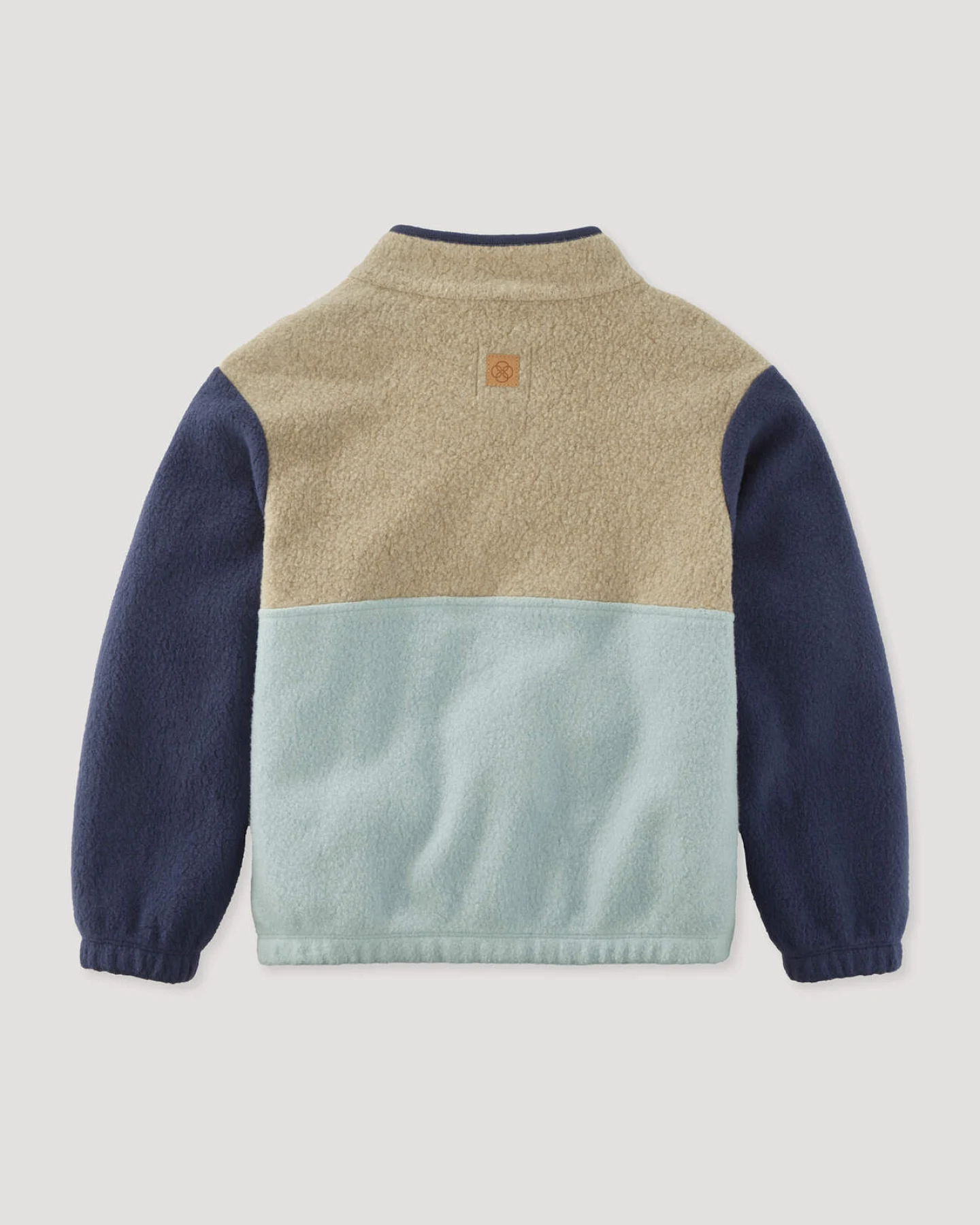 hessnatur Kinder Fleece Sweatshirt aus Bio-Baumwolle - blau - Größe 158/164 – Ansicht 3