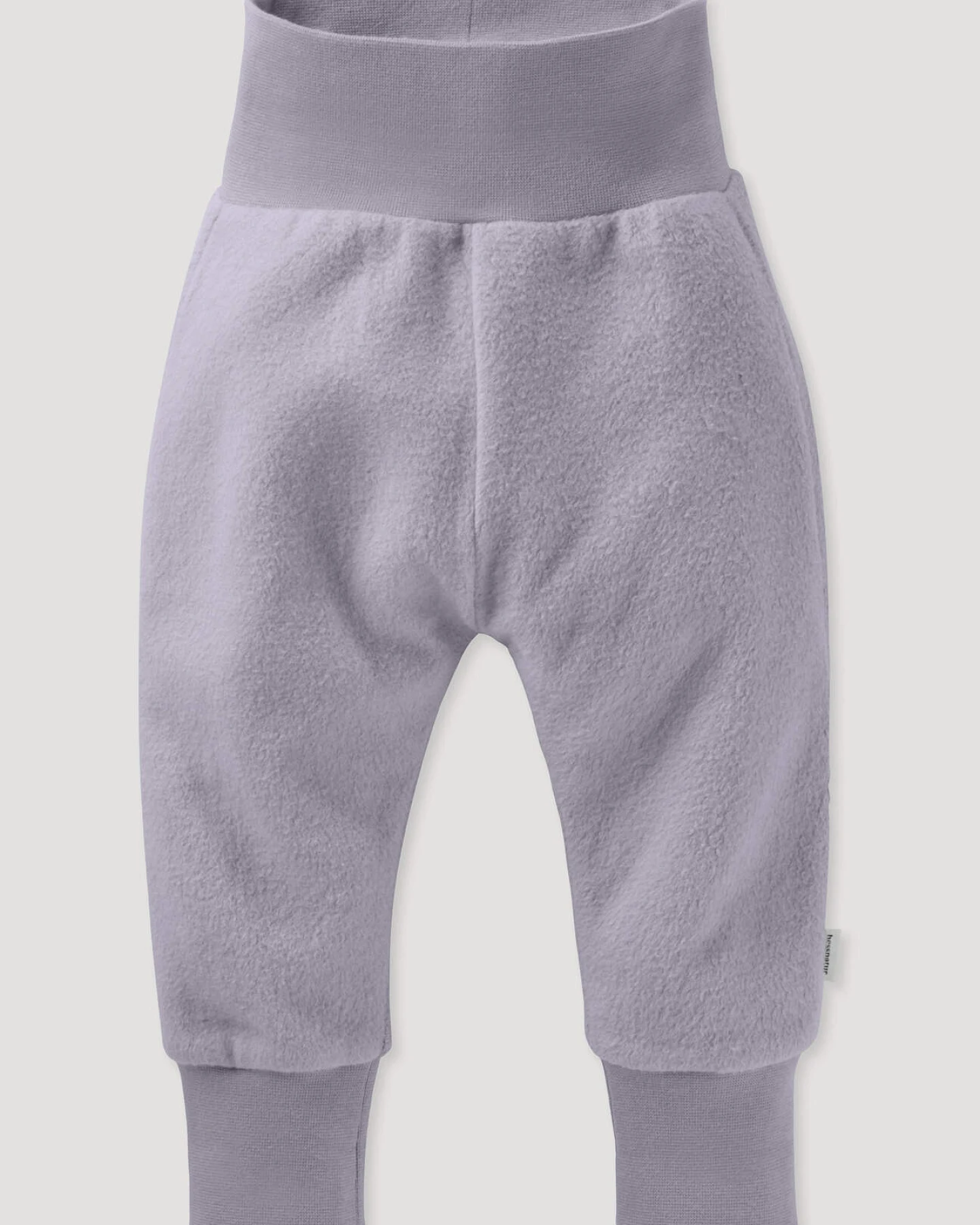 hessnatur Baby Softfleece Hose aus Bio-Baumwolle - lila - Größe 62/68 – Ansicht 3