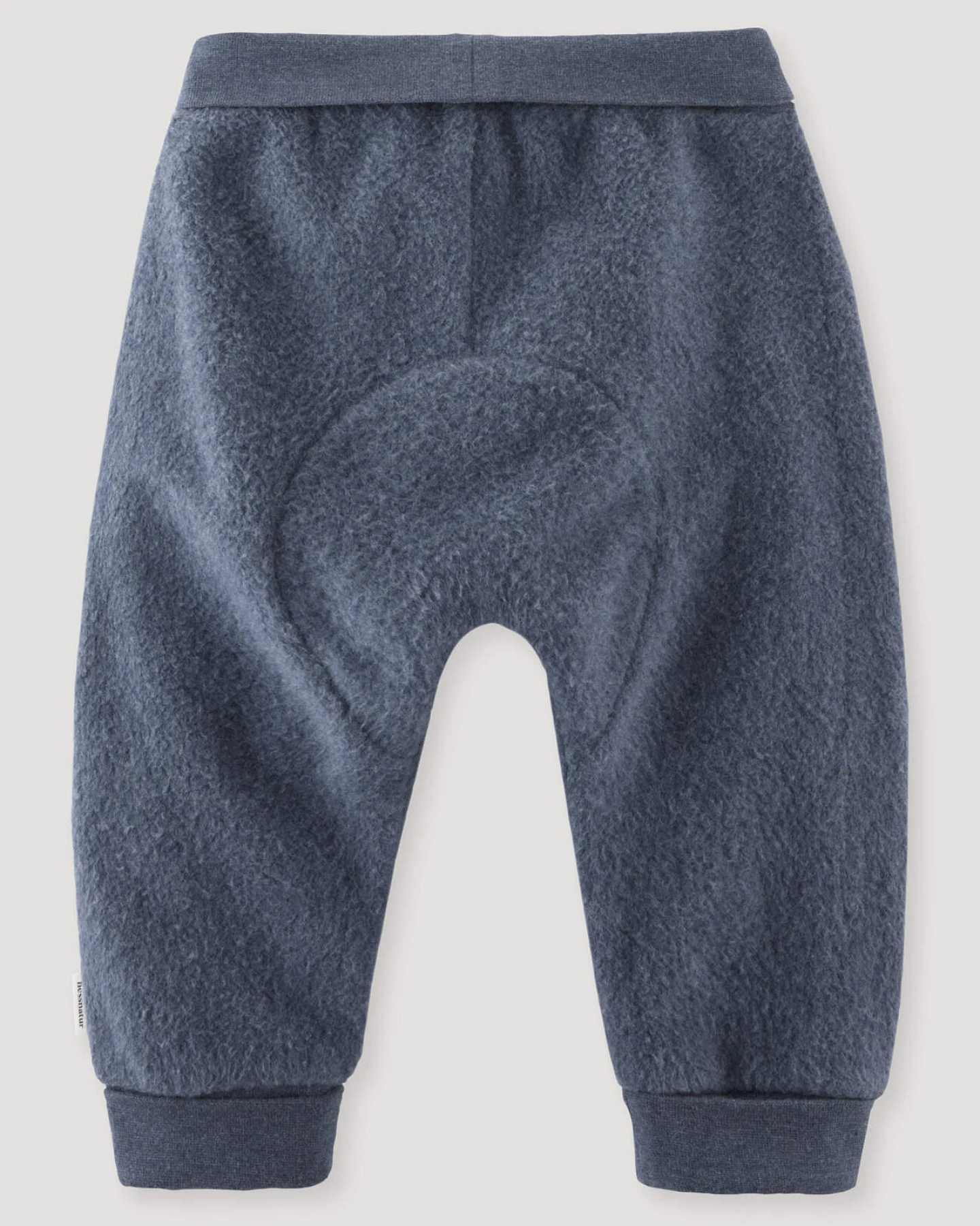 hessnatur Baby Softfleece Hose aus Bio-Baumwolle - blau - Größe 50/56 – Ansicht 3