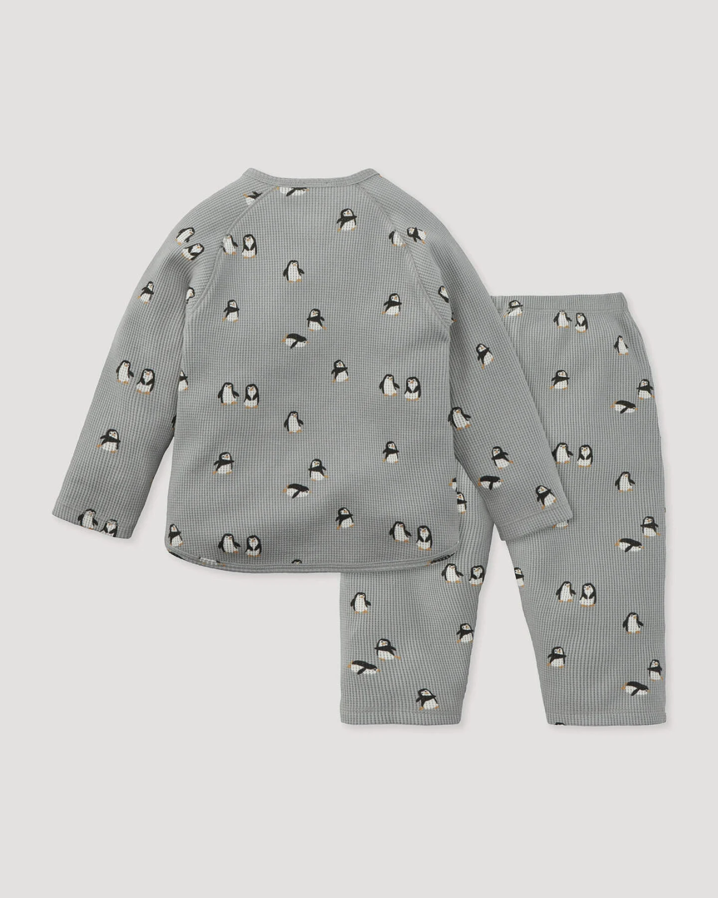 hessnatur Baby Piqué Erstlingsset aus Bio-Baumwolle - blau - Größe 50/56 – Ansicht 2