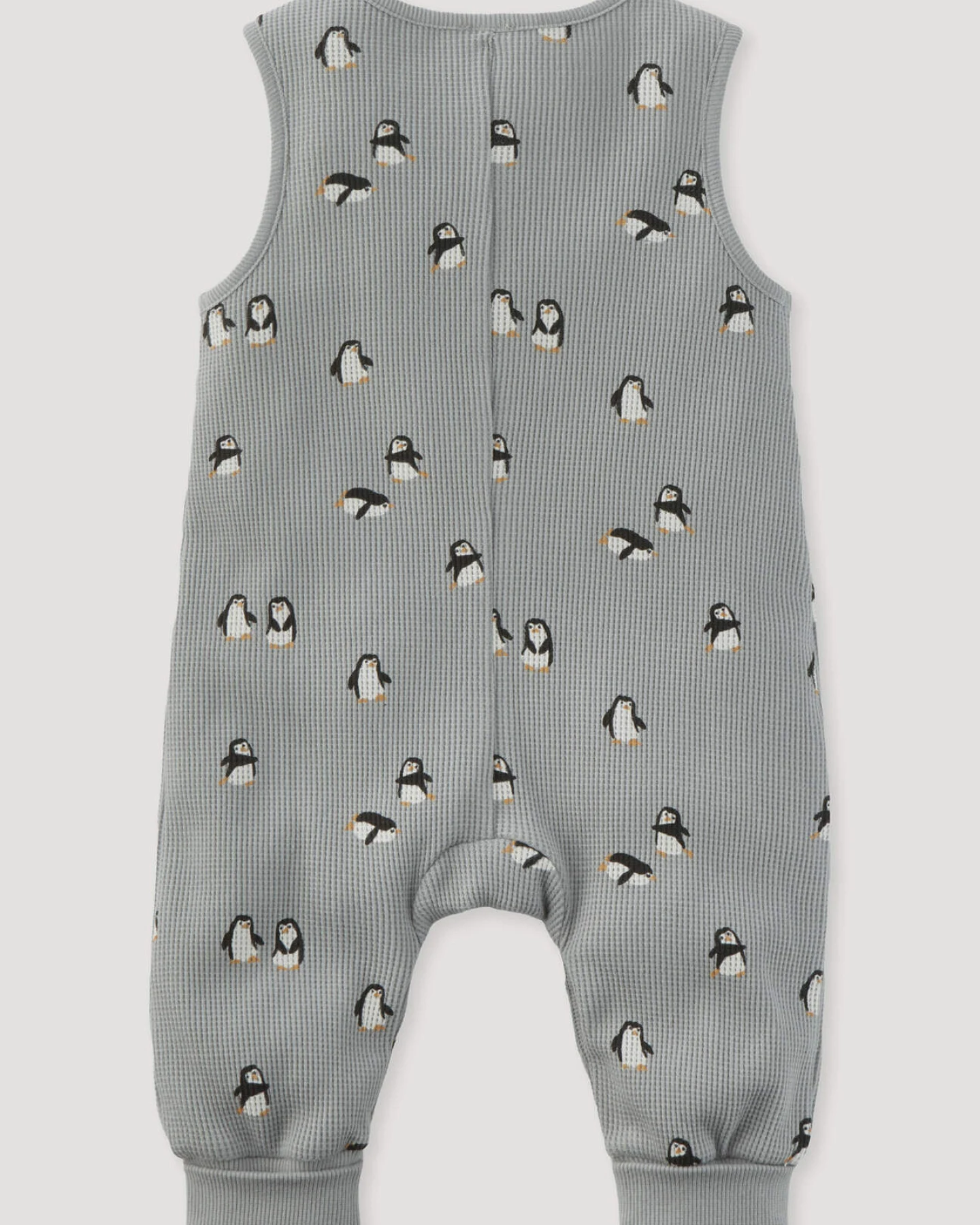hessnatur Baby Piqué Strampler aus Bio-Baumwolle - blau - Größe 50/56 – Ansicht 2