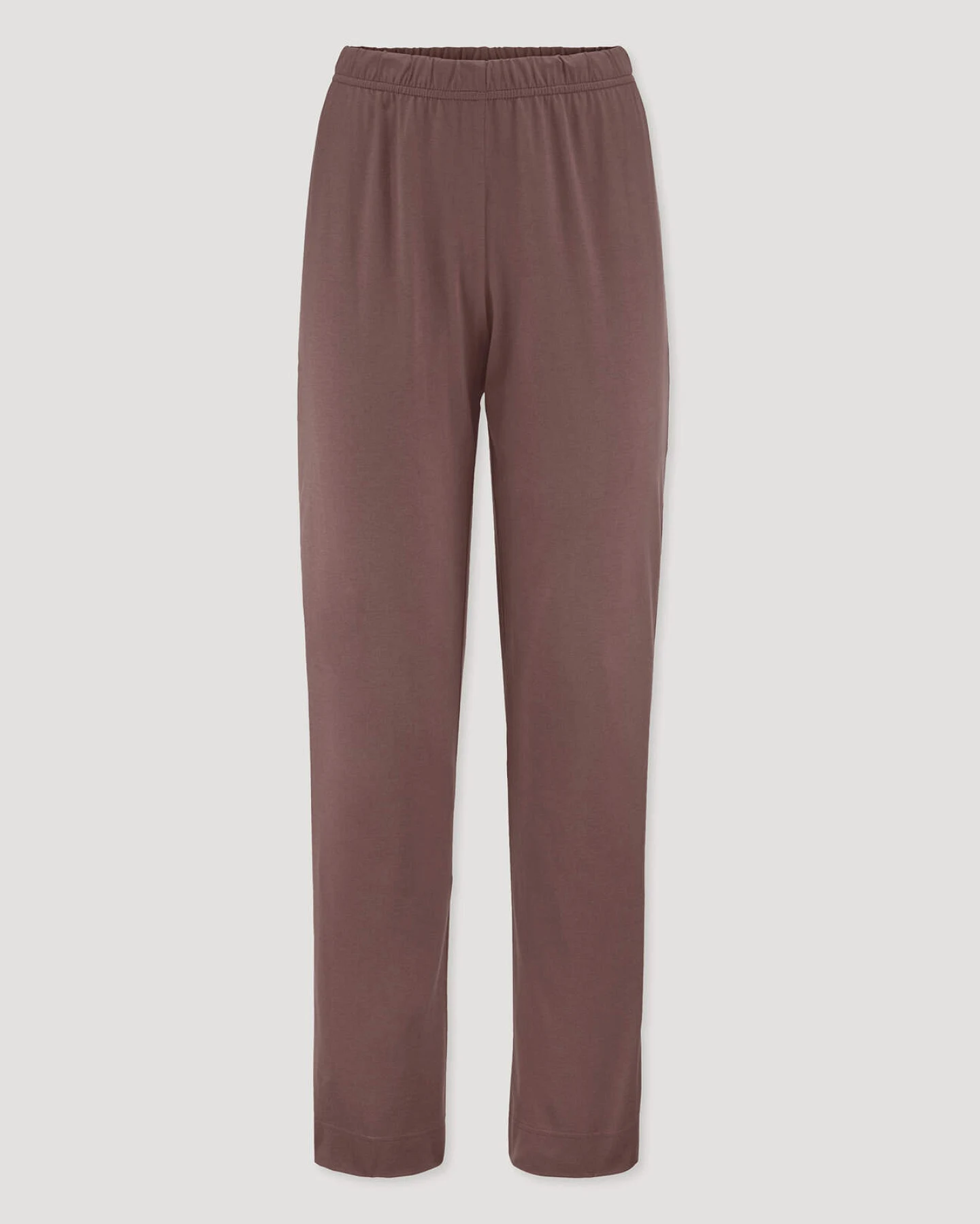 hessnatur Damen Schlafhose PURE COTTON aus Bio-Baumwolle - braun - Größe 36 – Ansicht 3