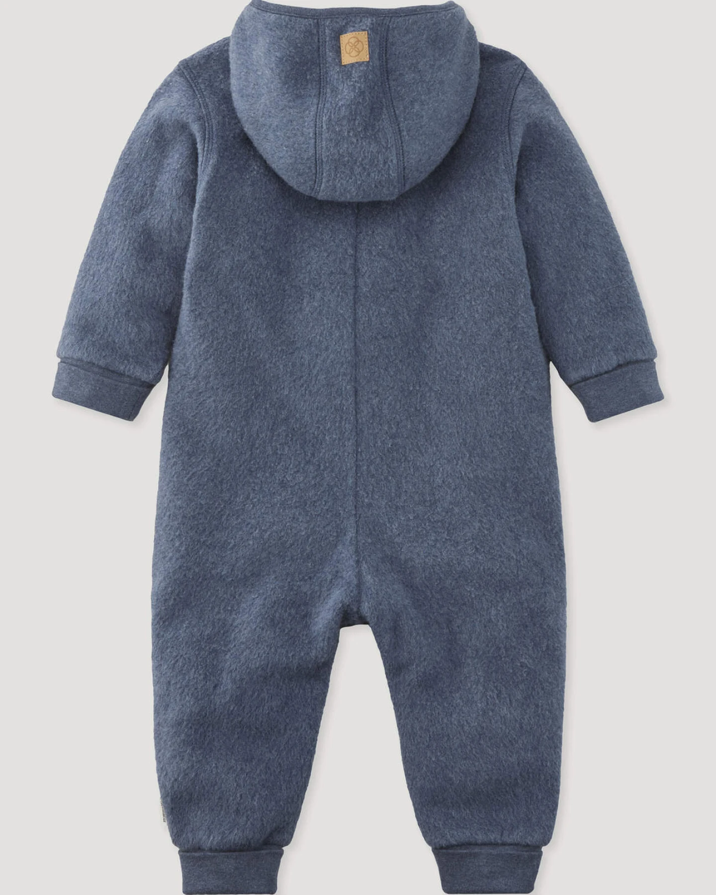 hessnatur Baby Softfleece Overall aus Bio-Baumwolle - blau - Größe 50/56 – Ansicht 2