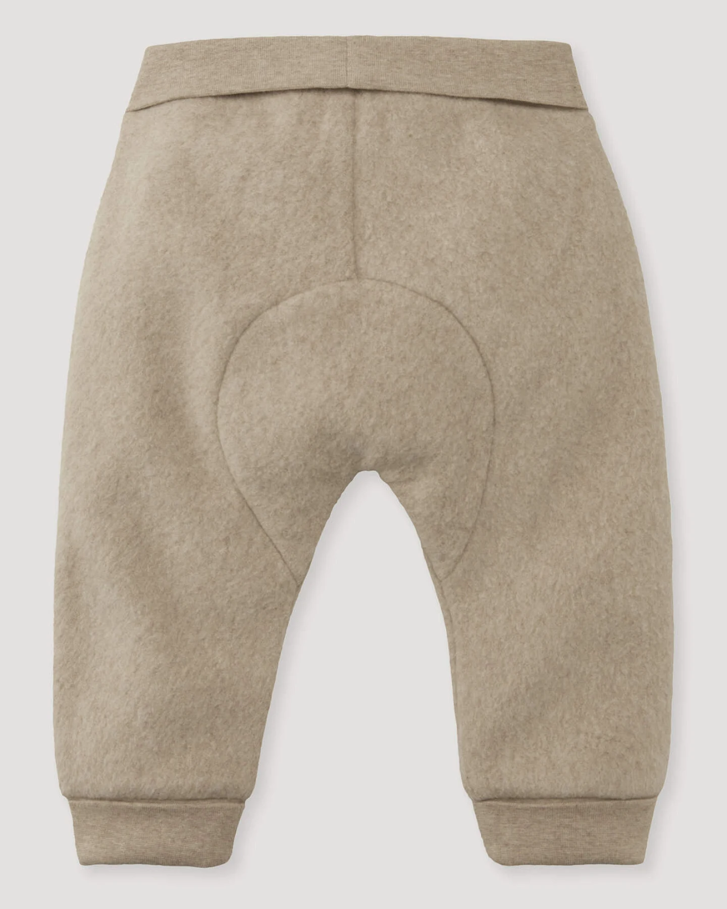 hessnatur Baby Softfleece Hose aus Bio-Baumwolle - beige - Größe 86/92 – Ansicht 2