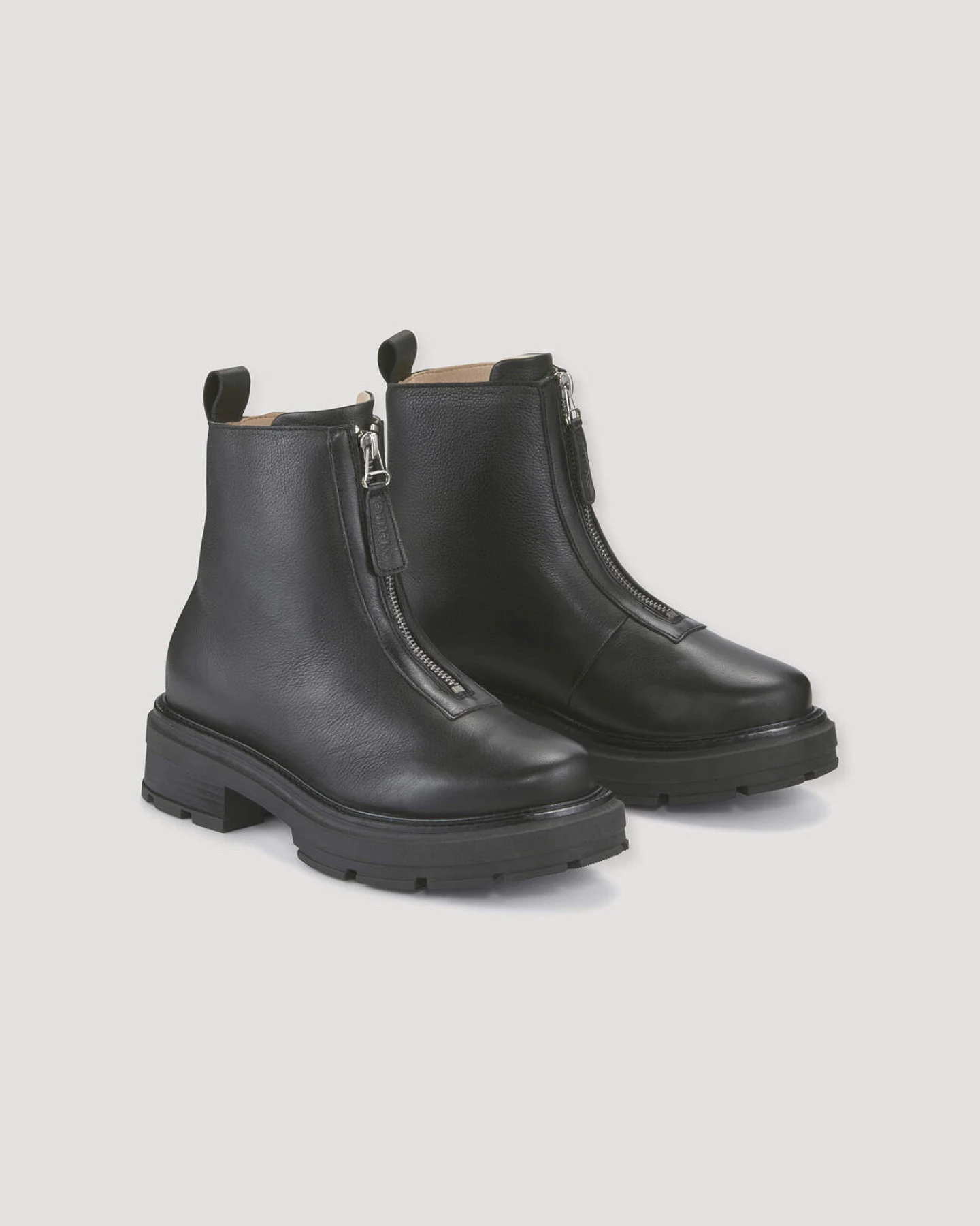 hessnatur Damen Stiefelette aus Nappa-Rindleder - schwarz - Größe 38 – Ansicht 2