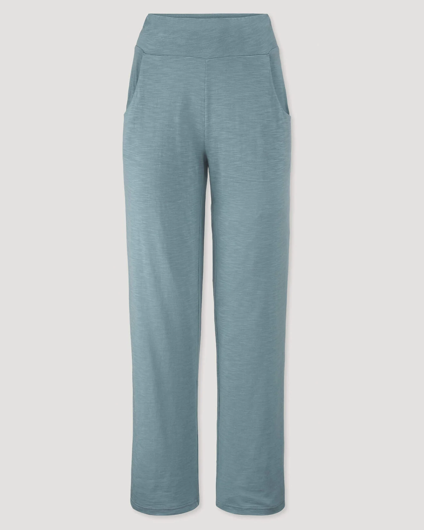 hessnatur Damen Schlafhose PURE SENSE Relaxed aus Bio-Baumwolle mit TENCEL™ Modal - blau - Größe 40 – Ansicht 3