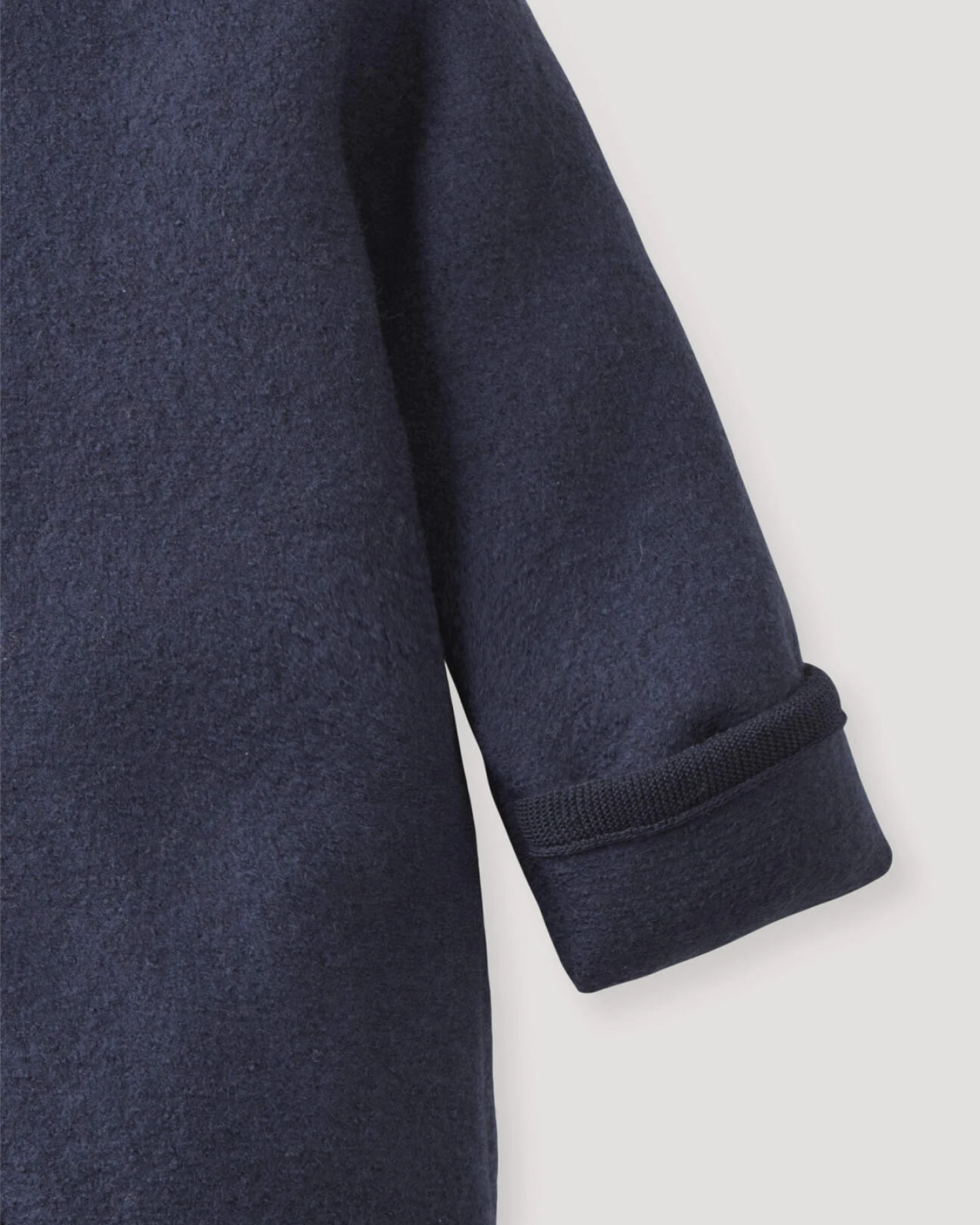 hessnatur Baby Wollwalk Overall aus Bio-Merinowolle - blau - Größe 50/56 – Ansicht 3