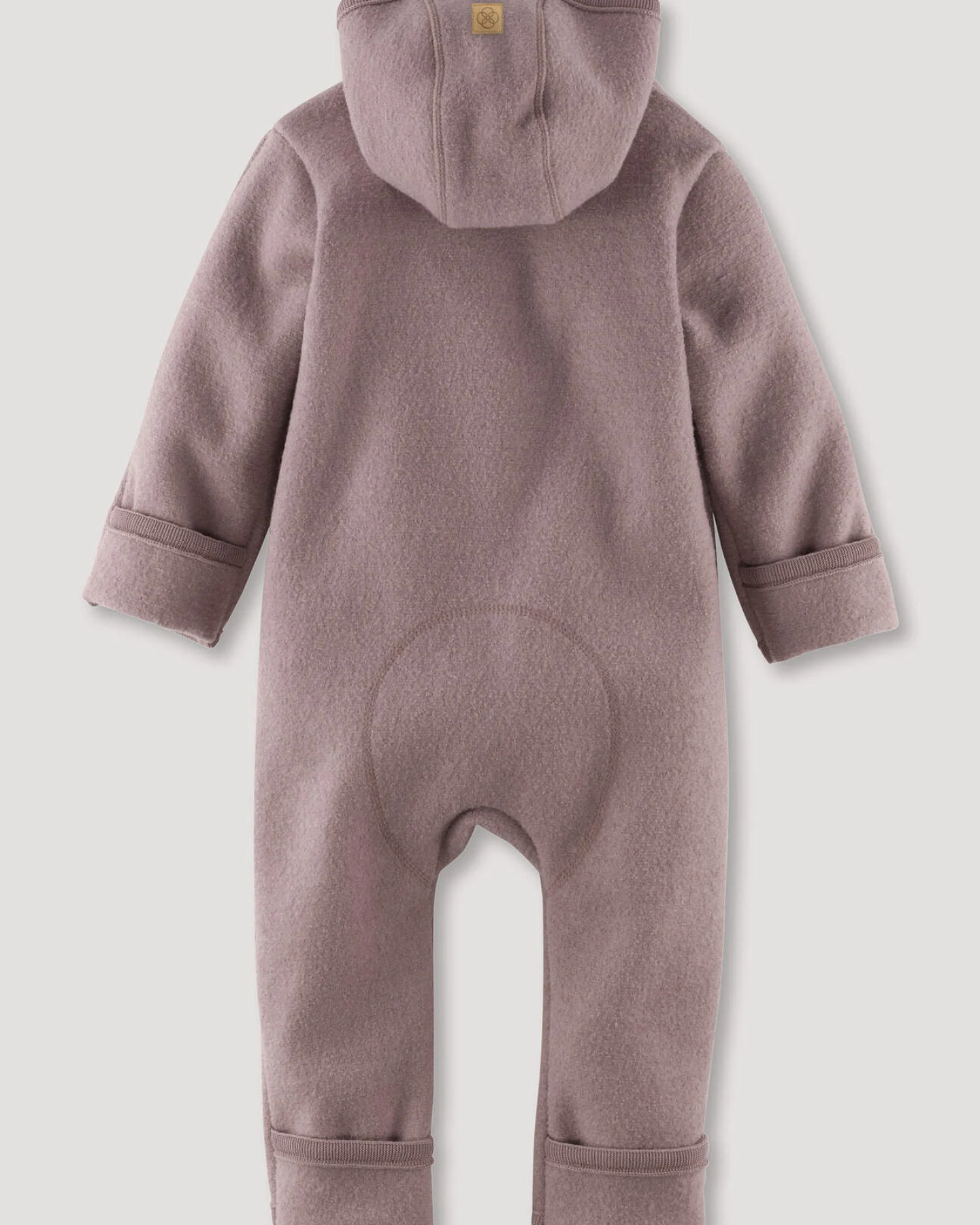 hessnatur Baby Wollwalk Overall aus Bio-Merinowolle - lila - Größe 50/56 – Ansicht 2