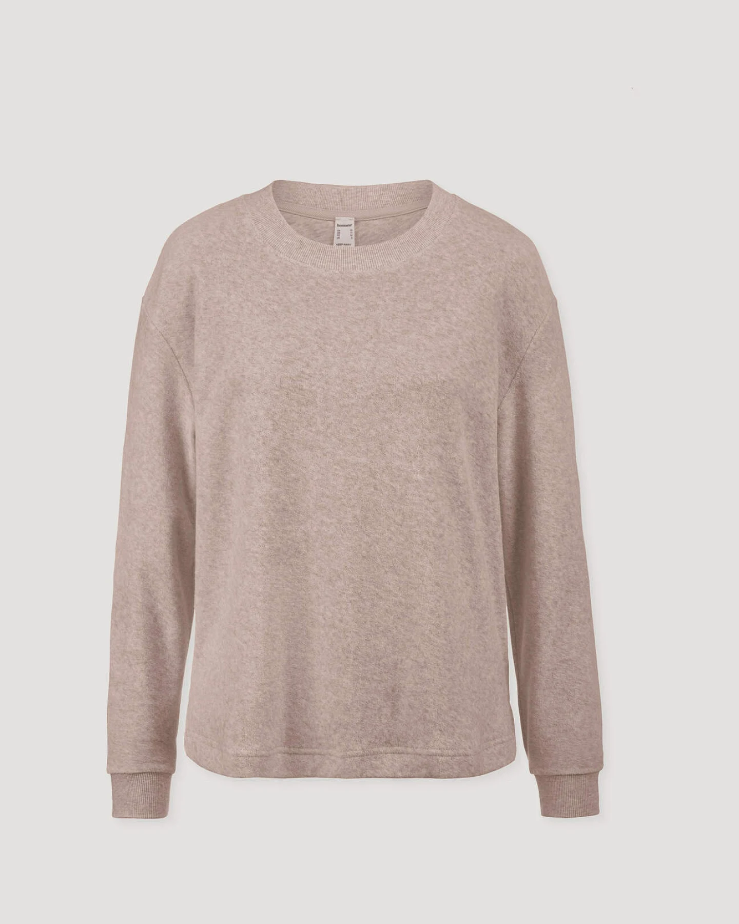 hessnatur Damen Frottee Loungeshirt Oversize PURE COTTON aus Bio-Baumwolle - rosa - Größe 40 – Ansicht 4