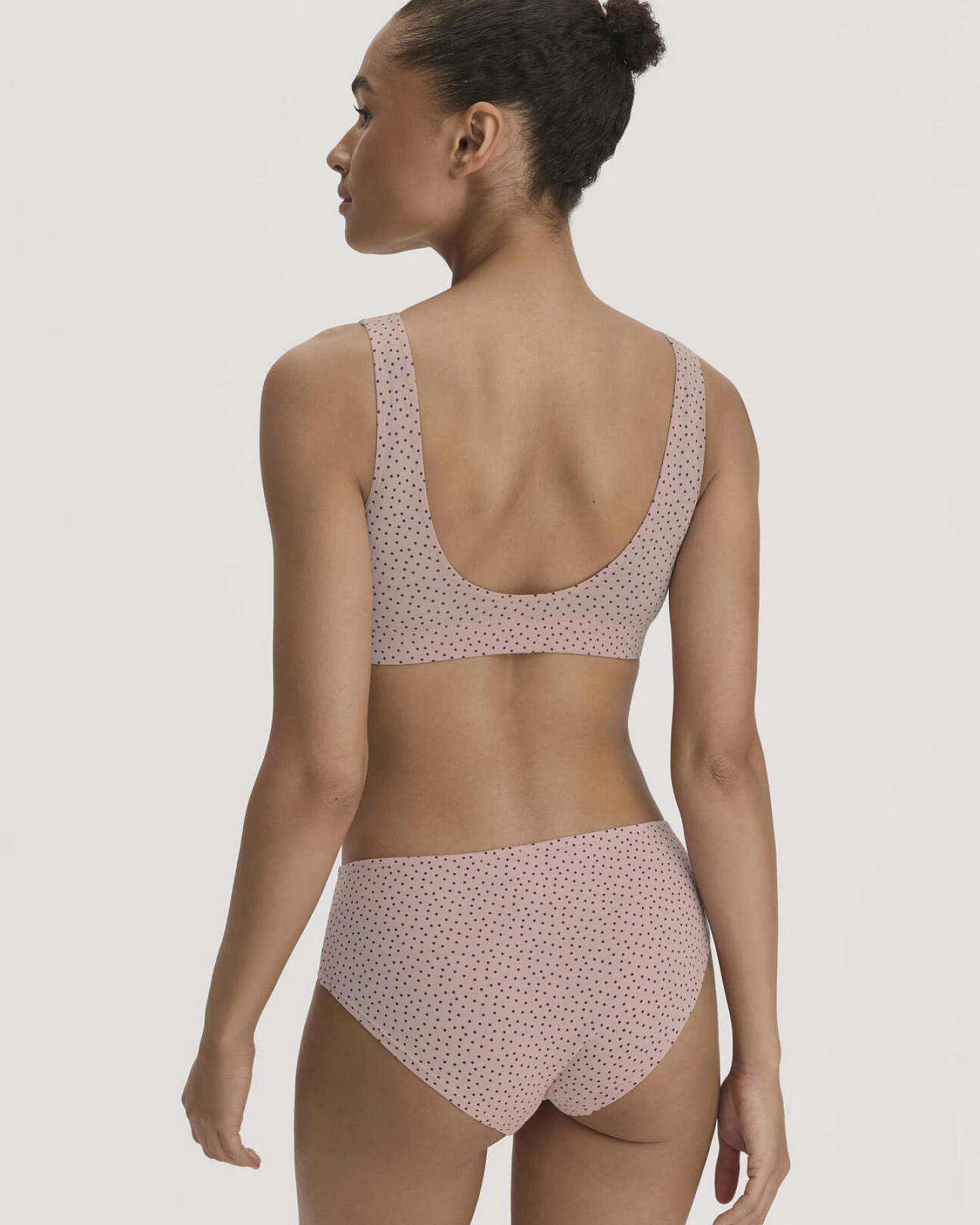 hessnatur Damen Panty Regular Cut im 3er-Pack COTTON FEEL aus Bio-Baumwolle - braun - Größe 42 – Ansicht 2