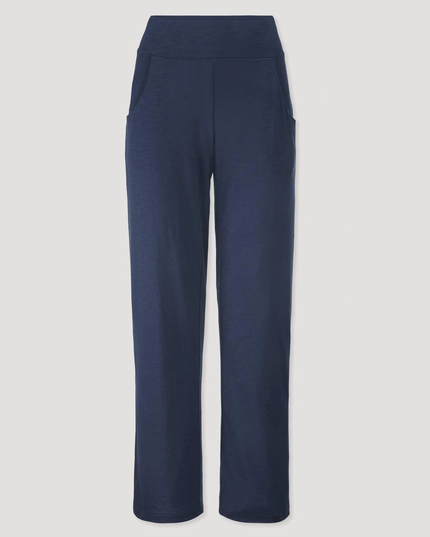 hessnatur Damen Schlafhose PURE SENSE Relaxed aus Bio-Baumwolle mit TENCEL™ Modal - blau - Größe 46 – Ansicht 3