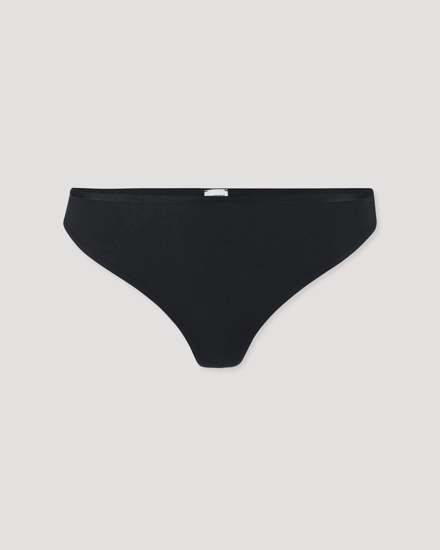 hessnatur Damen Brazil Slip PURE SENSE aus TENCEL Modal - schwarz - Größe 42 – Ansicht 3