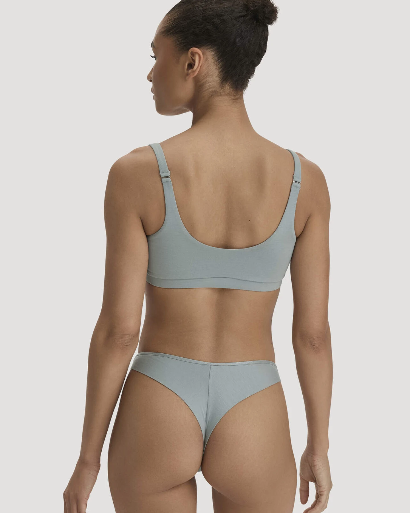 hessnatur Damen Brazil Slip PURE SENSE aus TENCEL Modal - blau - Größe 42 – Ansicht 2