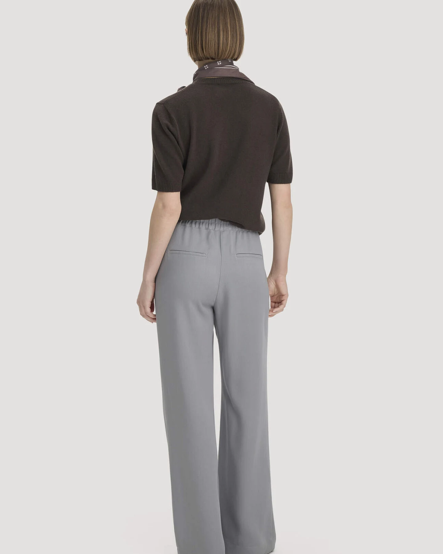 hessnatur Damen Gewebe Hose Wide Leg aus TENCEL™ Lyocell - blau - Größe 34 – Ansicht 2