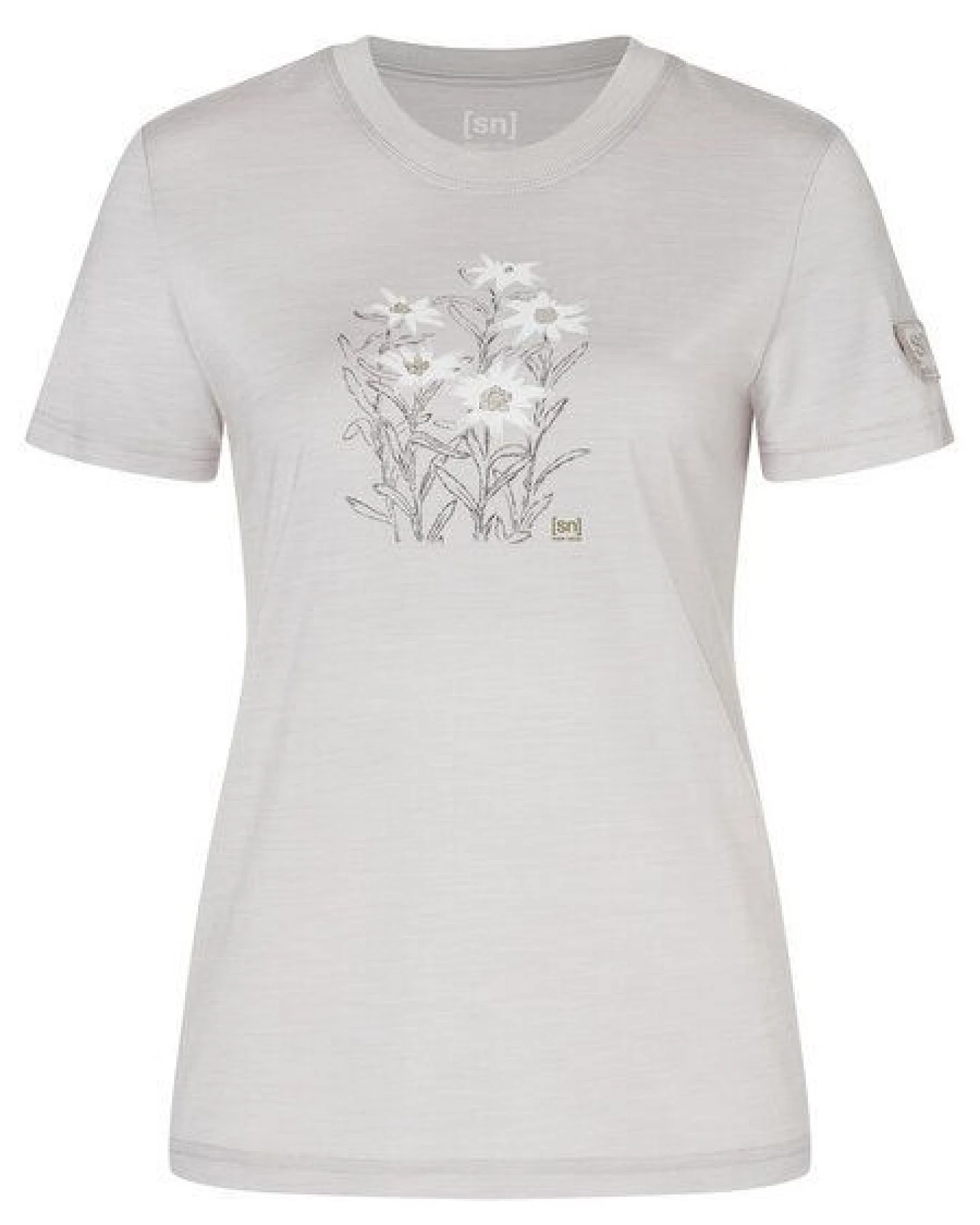 super.natural Merino T-Shirt W EDELWEISS BIO J TEE für Damen ,nachhaltig, Merino – Ansicht 4