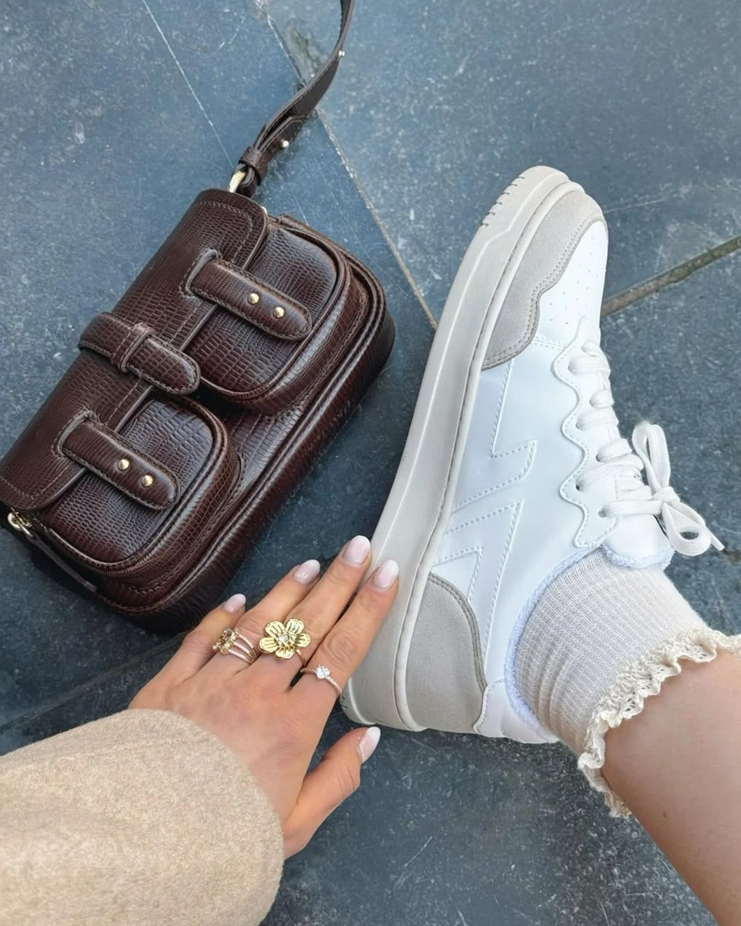 Zèta Herren vegan Sneaker Bêta B1 Weiß – Ansicht 2
