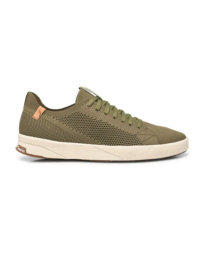 SAOLA Herren vegan Sneaker Herren Cannon Knit 2.0 Burnt Olive