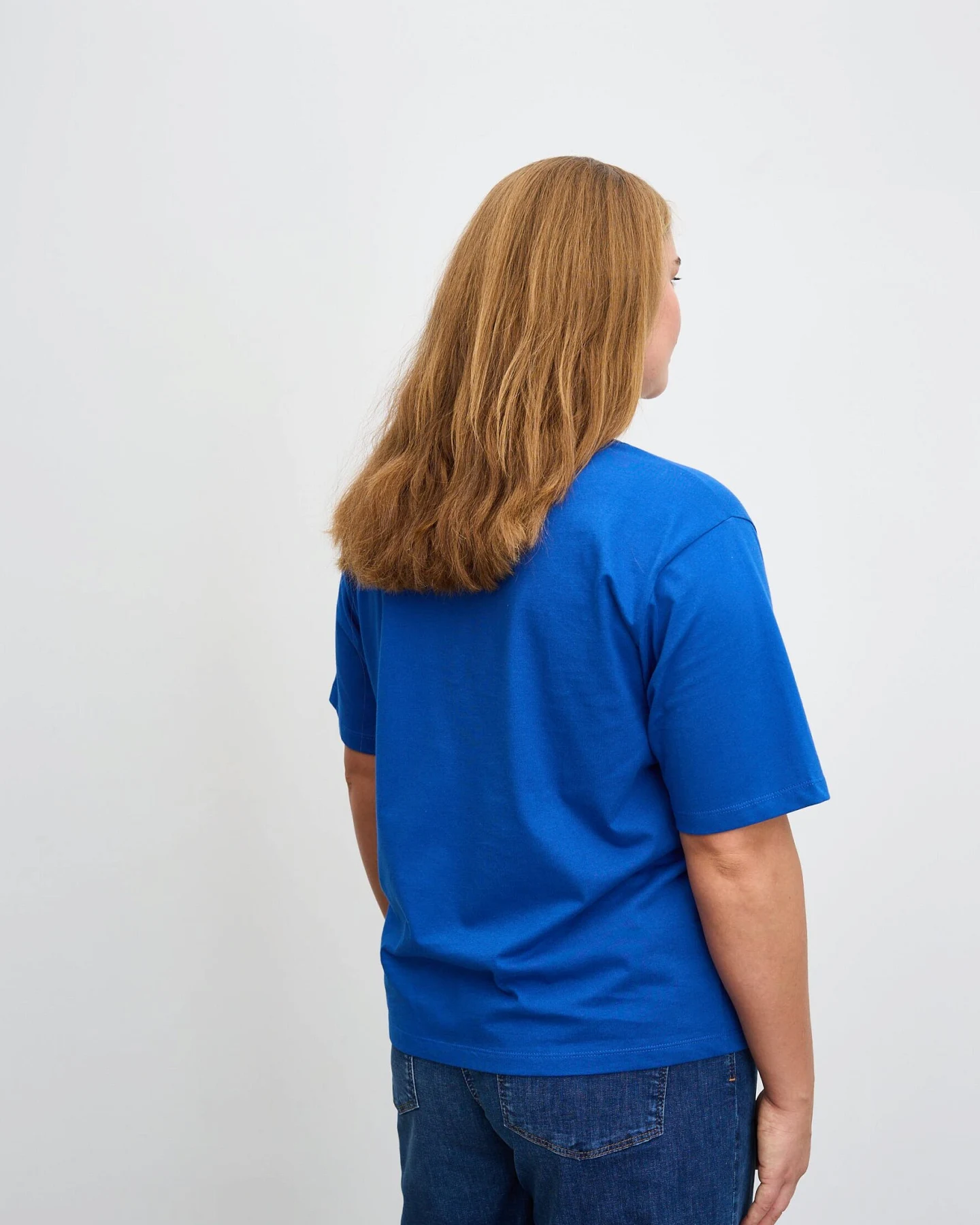 LAURIE Damen vegan T-Shirt Augusta True Blue – Ansicht 2
