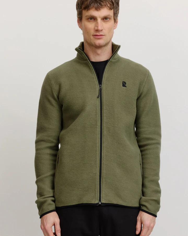 Recolution Herren vegan Jacke Buxus Dark Khaki