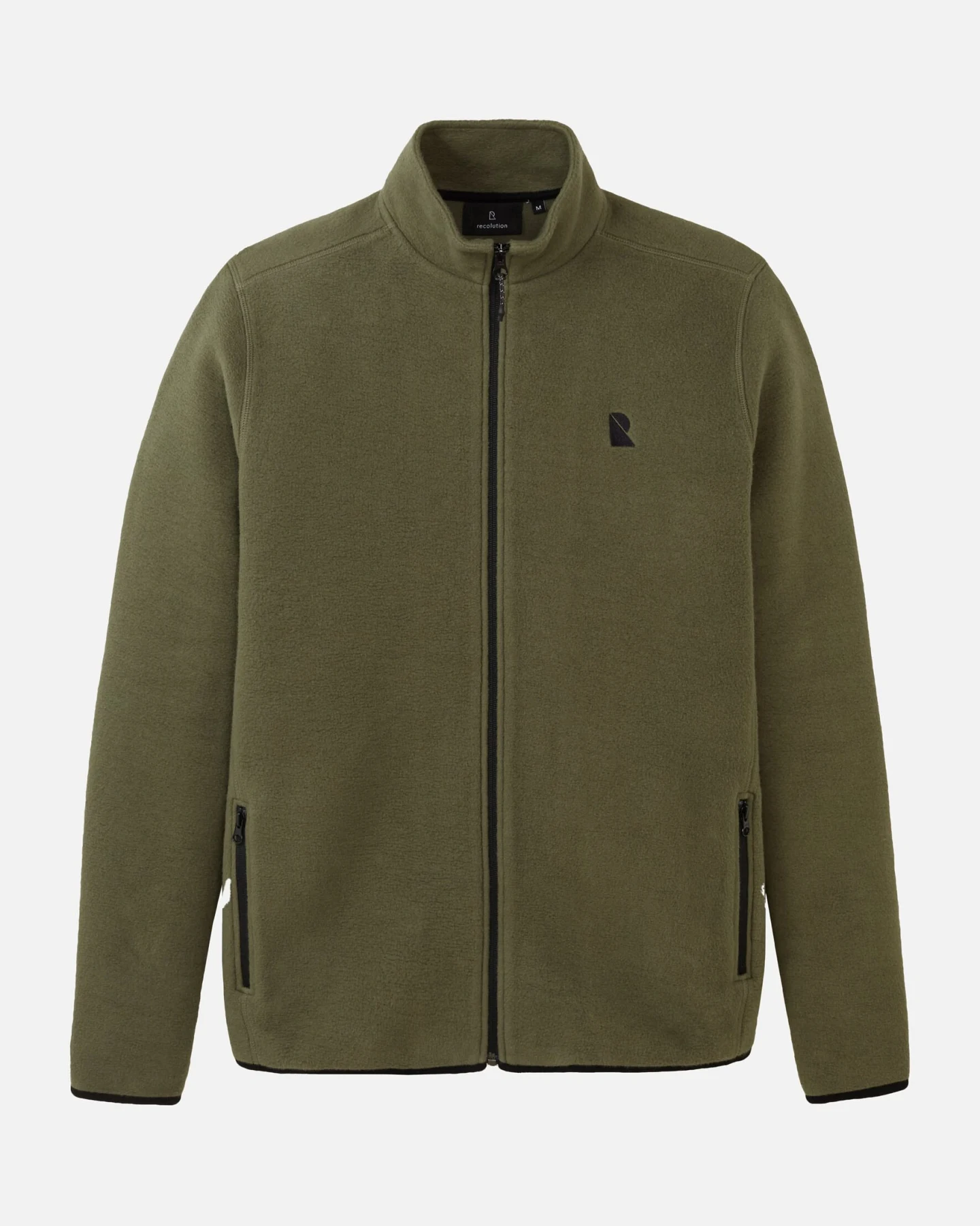 Recolution Herren vegan Jacke Buxus Dark Khaki – Ansicht 2