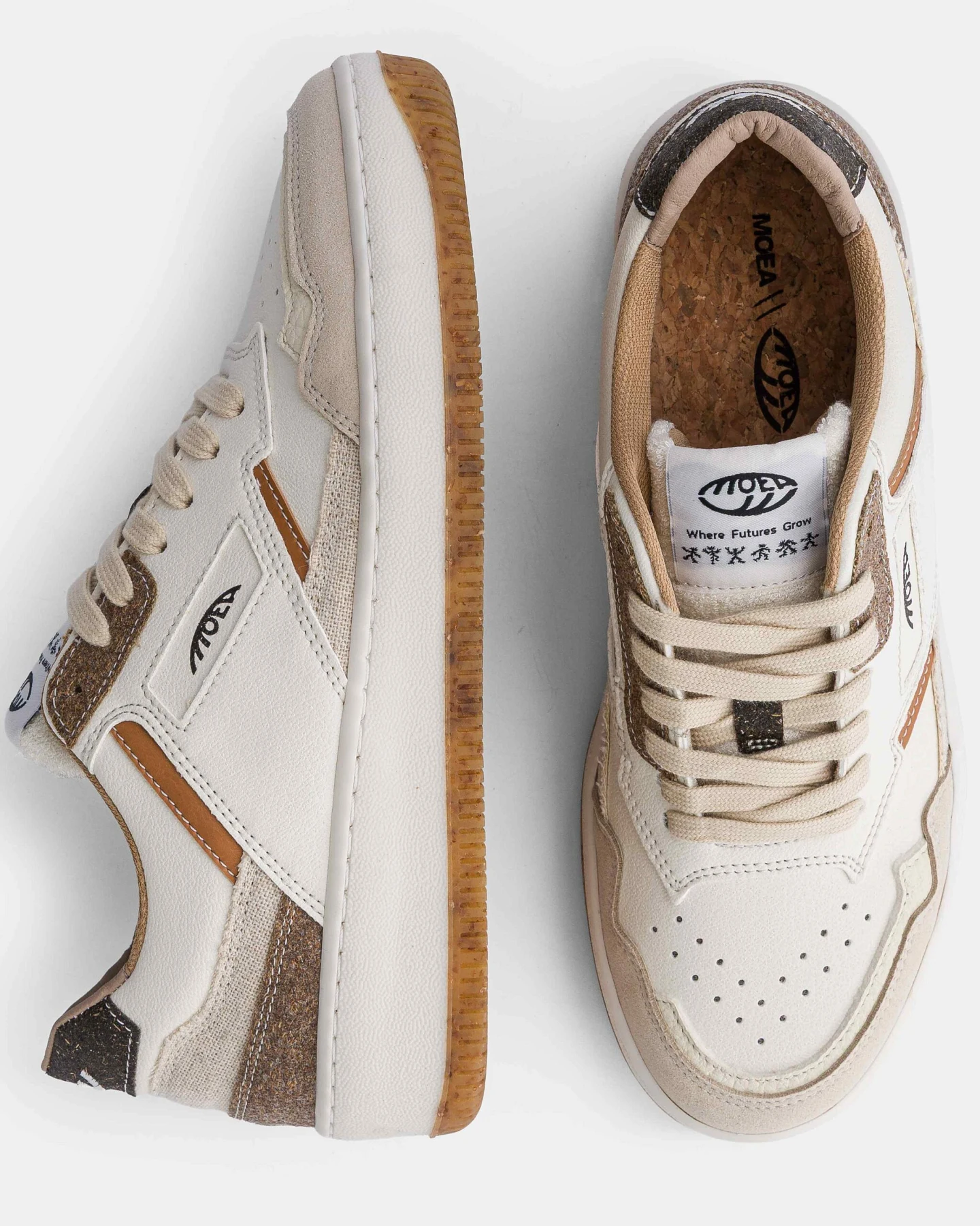 MoEa Herren vegan Sneaker Origin Desert Brown Palm – Ansicht 2